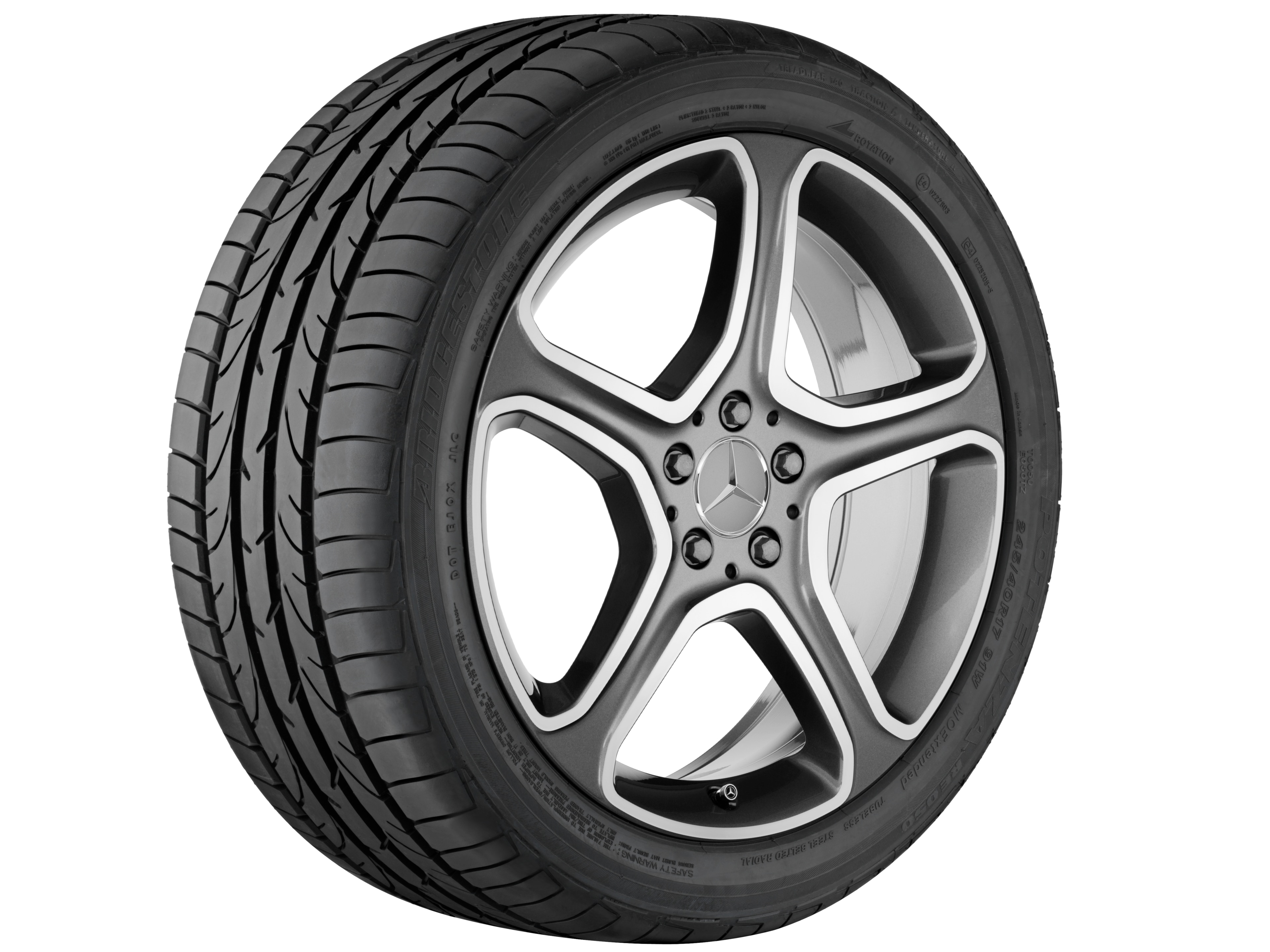 Janta aliaj Mercedes-Benz 5-spoke 5x112 7,5 J x 19 ET 47 GLK X204