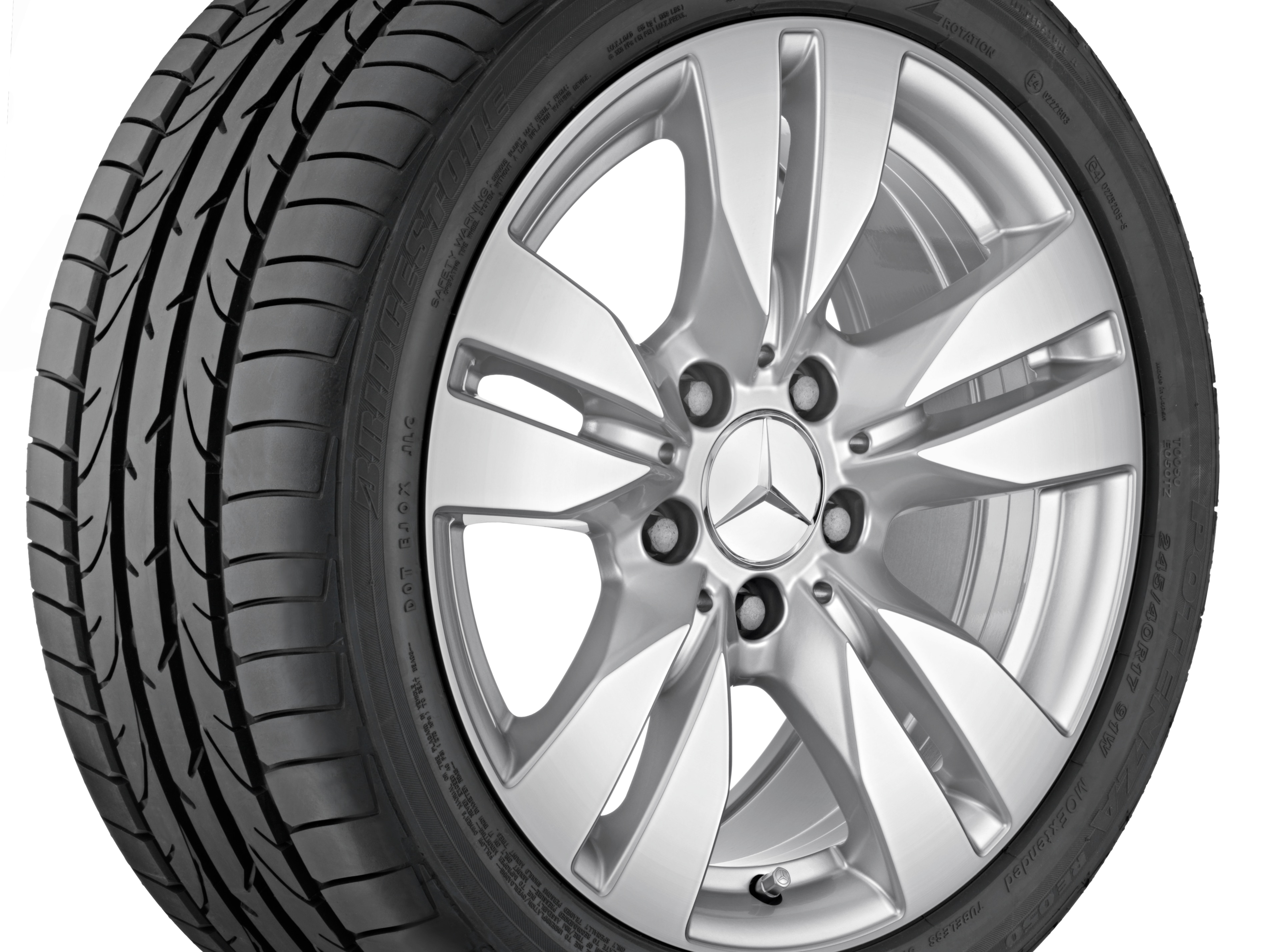 Janta aliaj Mercedes-Benz 5-twin-spoke 5x112 7,5 J x 17 ET 47 C-Class, GLK W204, S204, C204