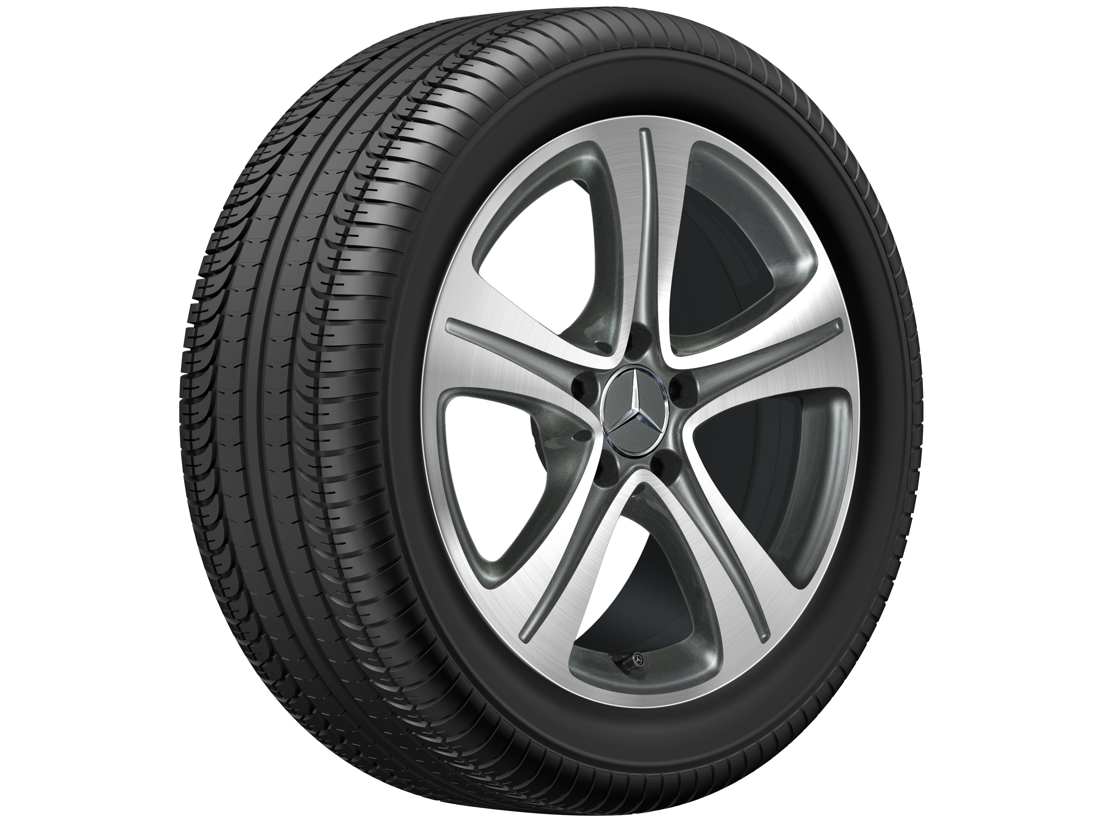 Janta aliaj Mercedes-Benz 5-spoke 5x112 7 J x 17 ET 48,5 C-Class W205, A205, S205, C205