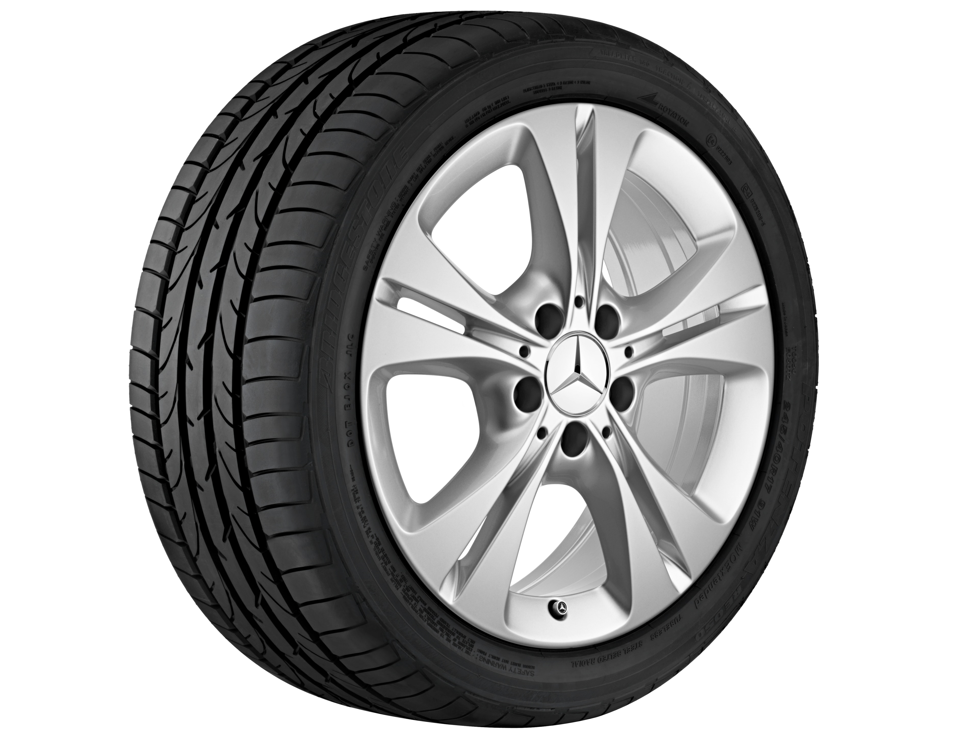 Janta aliaj Mercedes-Benz 5-twin-spoke 5x112 7 J x 17 ET 48,5 C-Class W205, A205, S205, C205