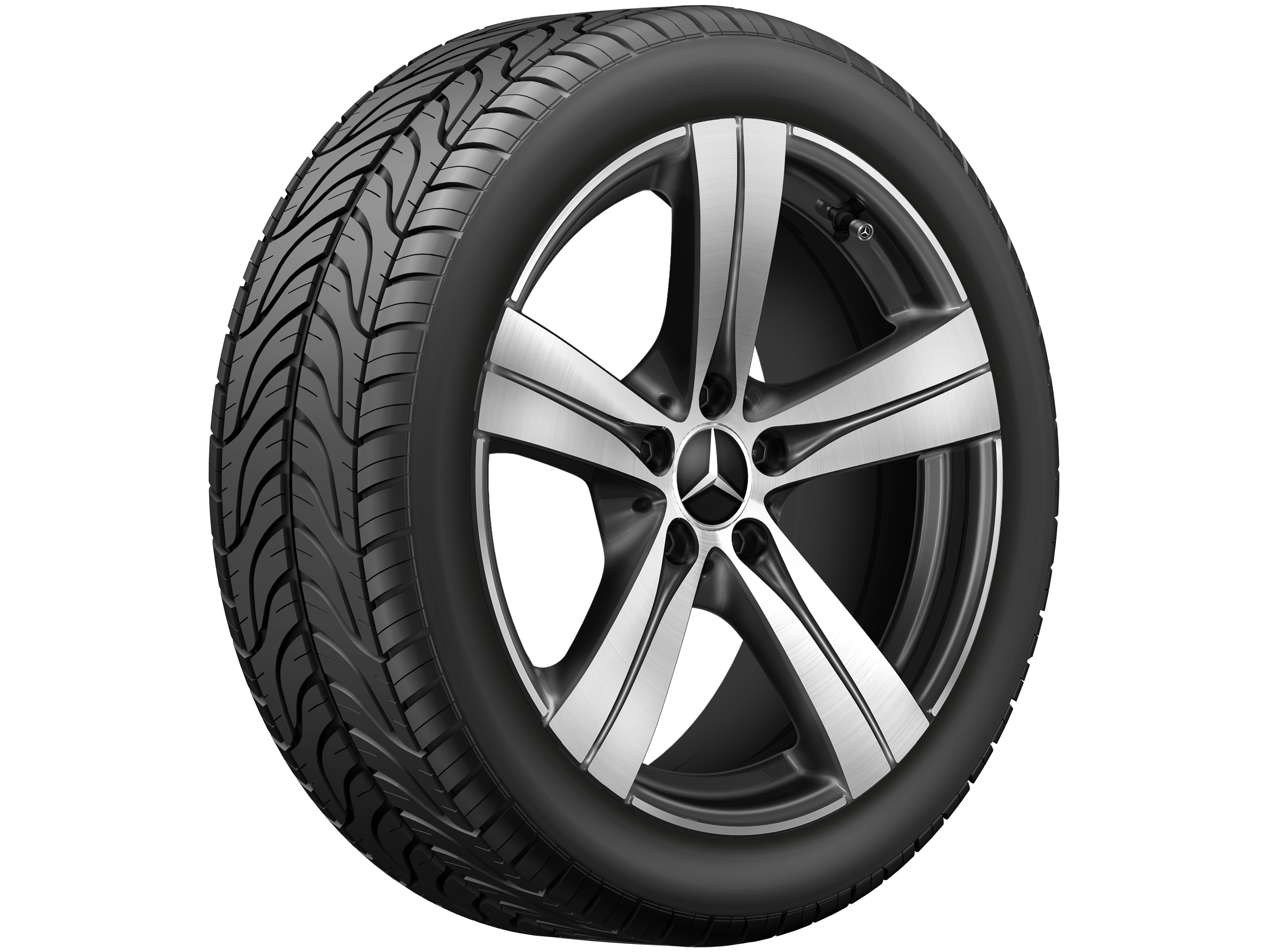 Janta aliaj Mercedes-Benz 5-spoke Aero 5x112 7,5 J x 18 ET 40 C-Class W206, S206, V206