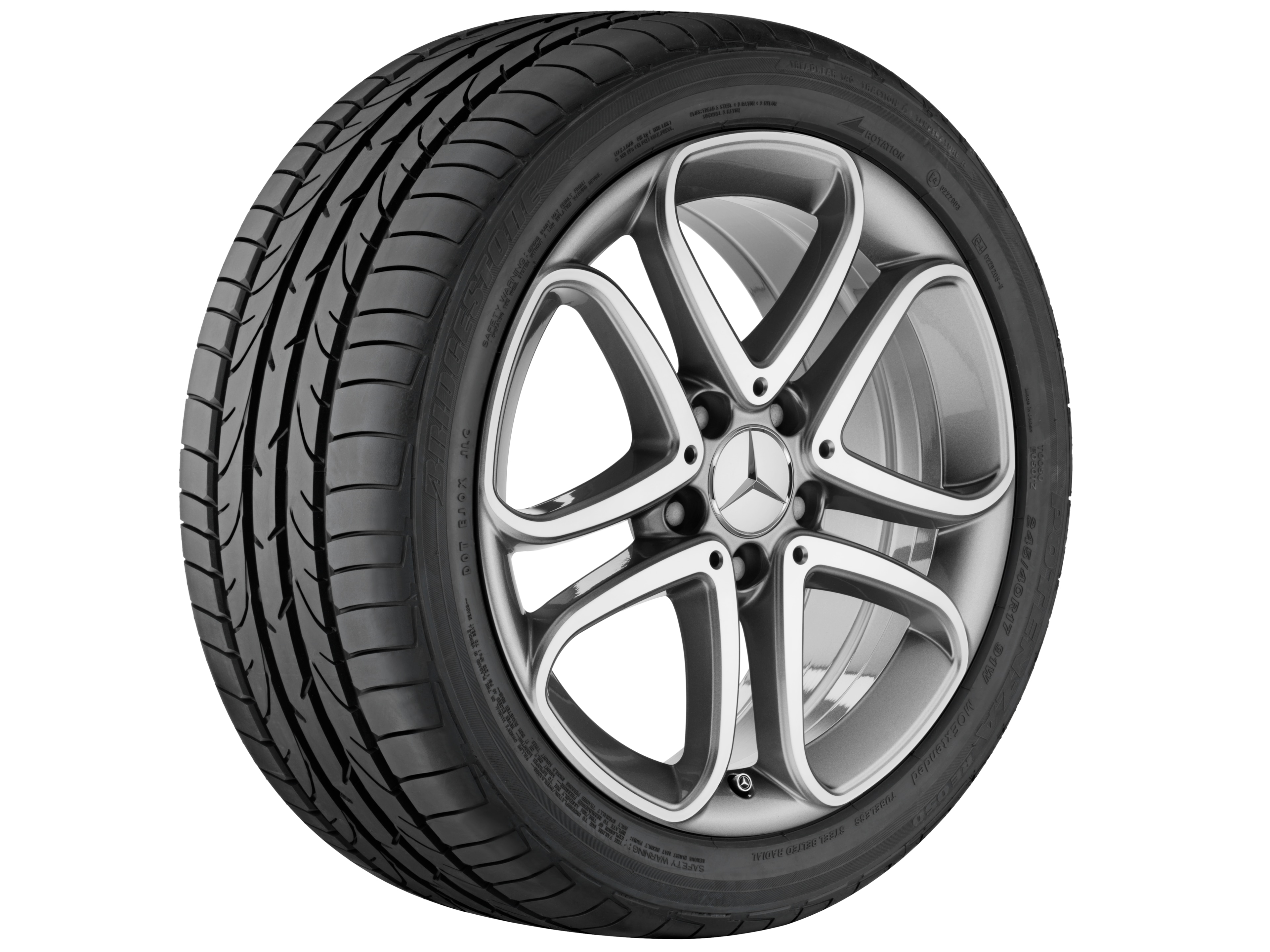 Janta aliaj Mercedes-Benz 5-twin-spoke 5x112 8 J x 18 ET 45 E-Class A207, C207