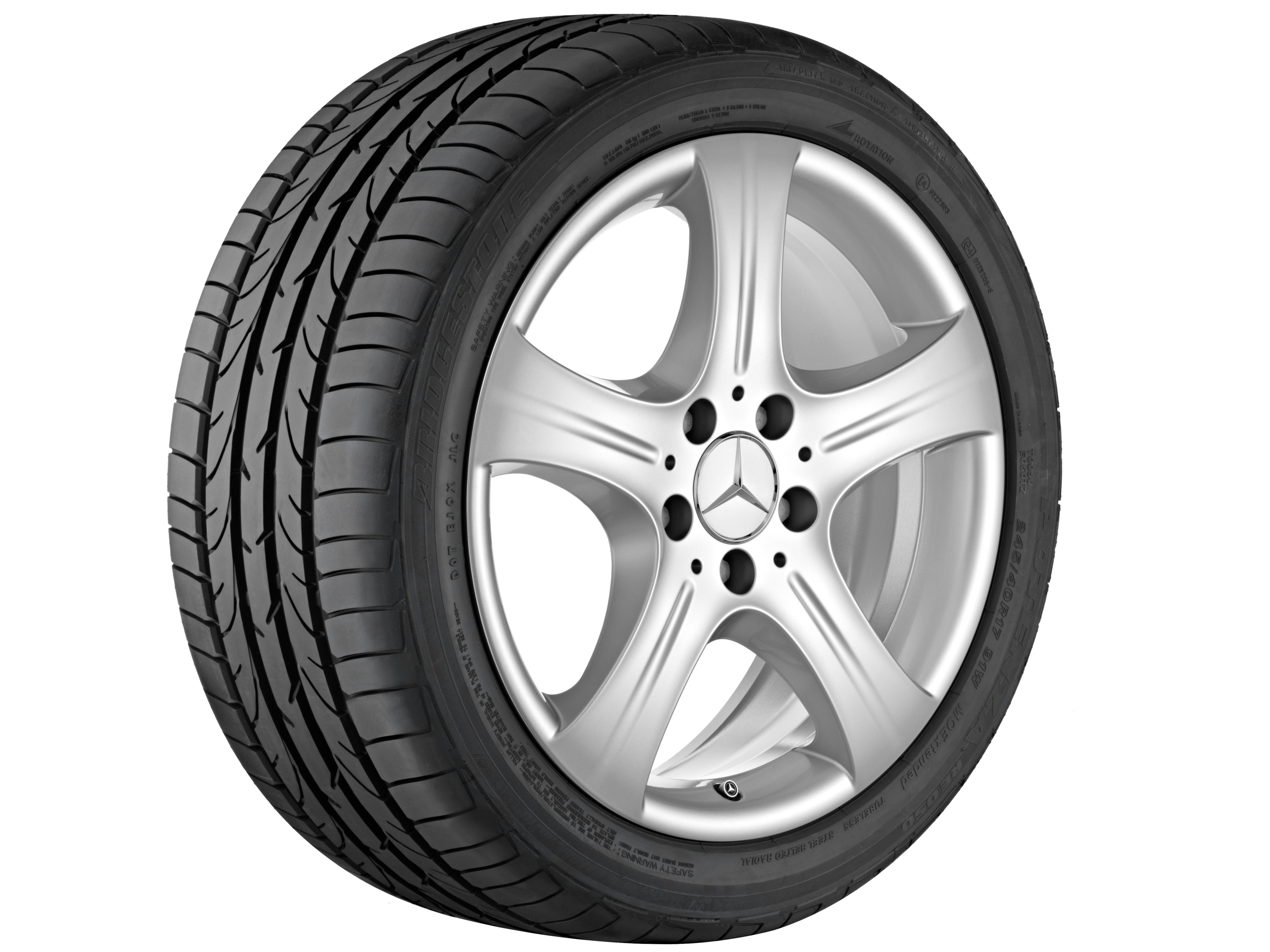 Janta aliaj Mercedes-Benz 5-spoke 5x112 8,5 J x 17 ET 48 E-Class W212, S212, V212