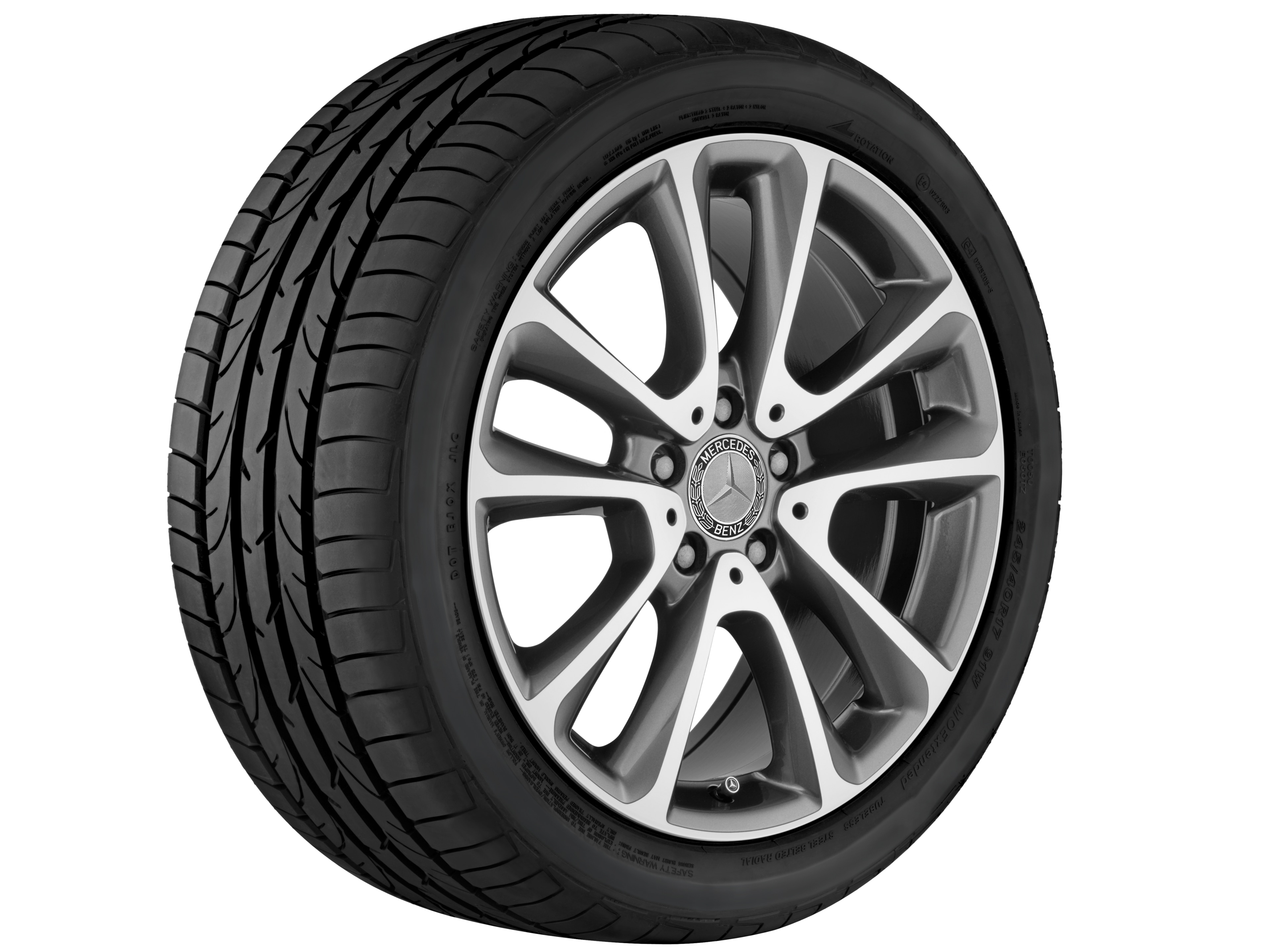 Janta aliaj Mercedes-Benz 5-twin-spoke 5x112 9 J x 18 ET 53 E-Class W213, S213, A238, C238