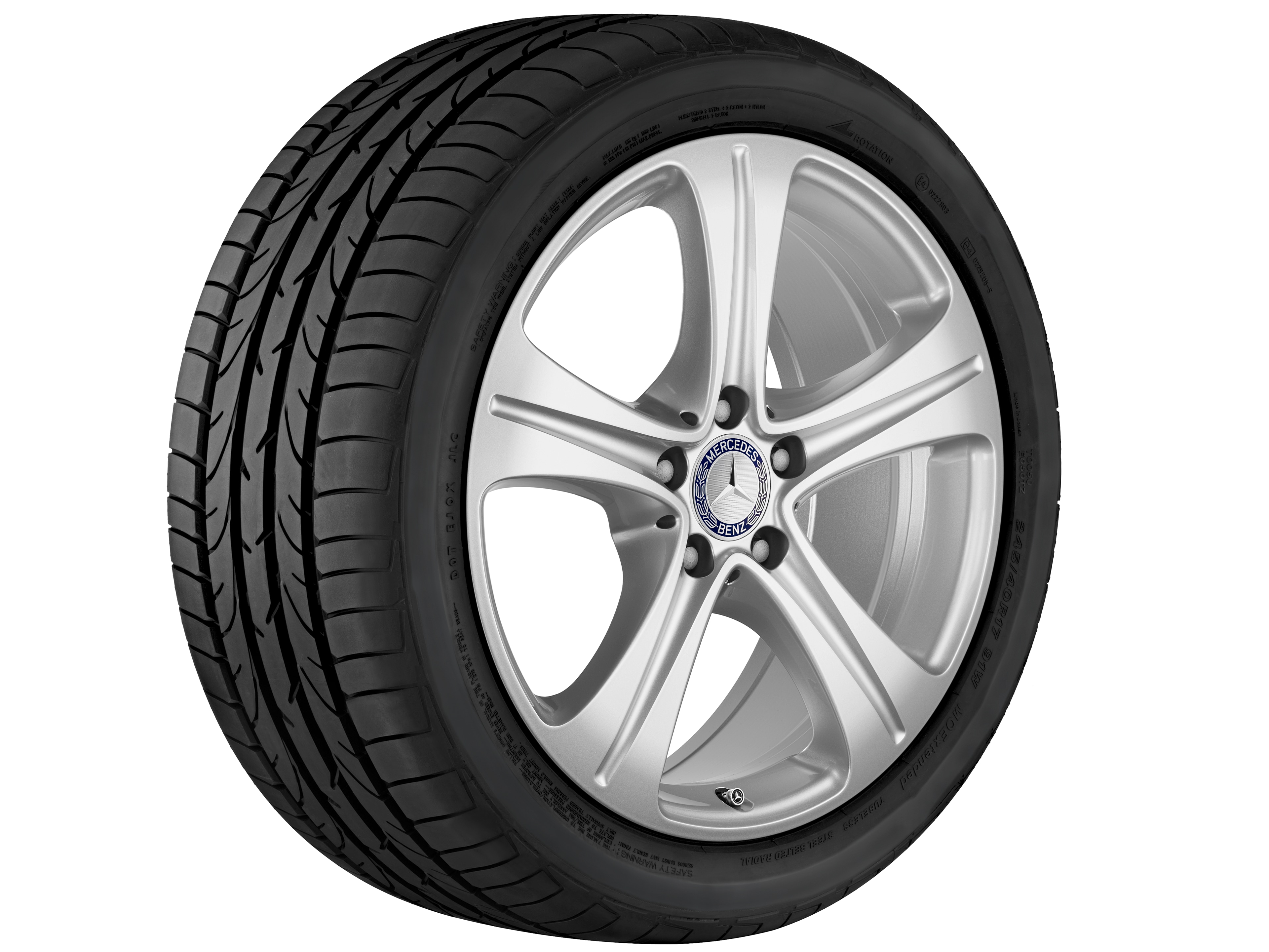 Janta aliaj Mercedes-Benz 5-spoke 5x112 7,5 J x 17 ET 40 E-Class W213, S213, A238, C238