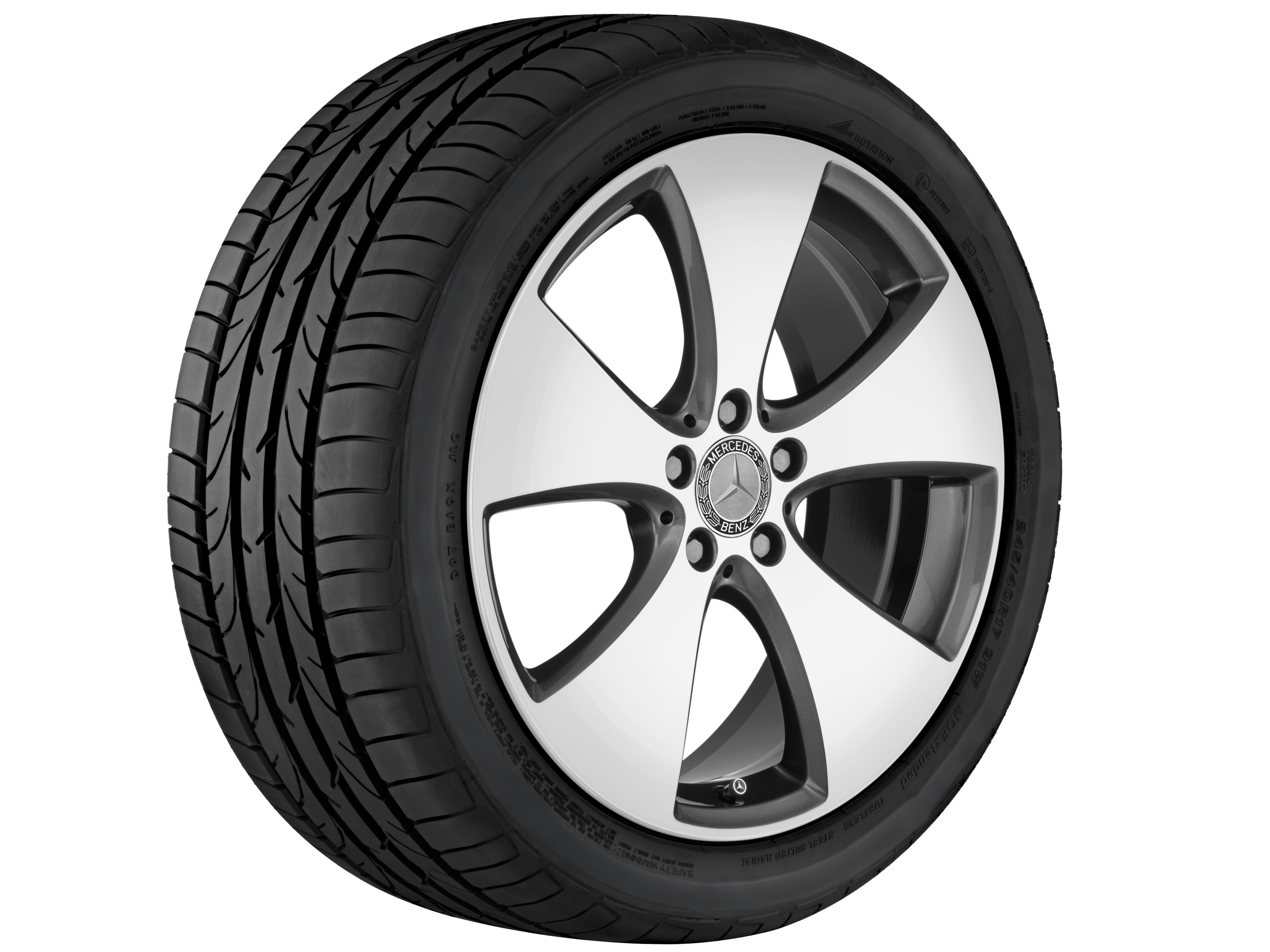 Janta aliaj Mercedes-Benz 5-spoke 5x112 8 J x 19 ET 43 E-Class W213, S213, A238, C238