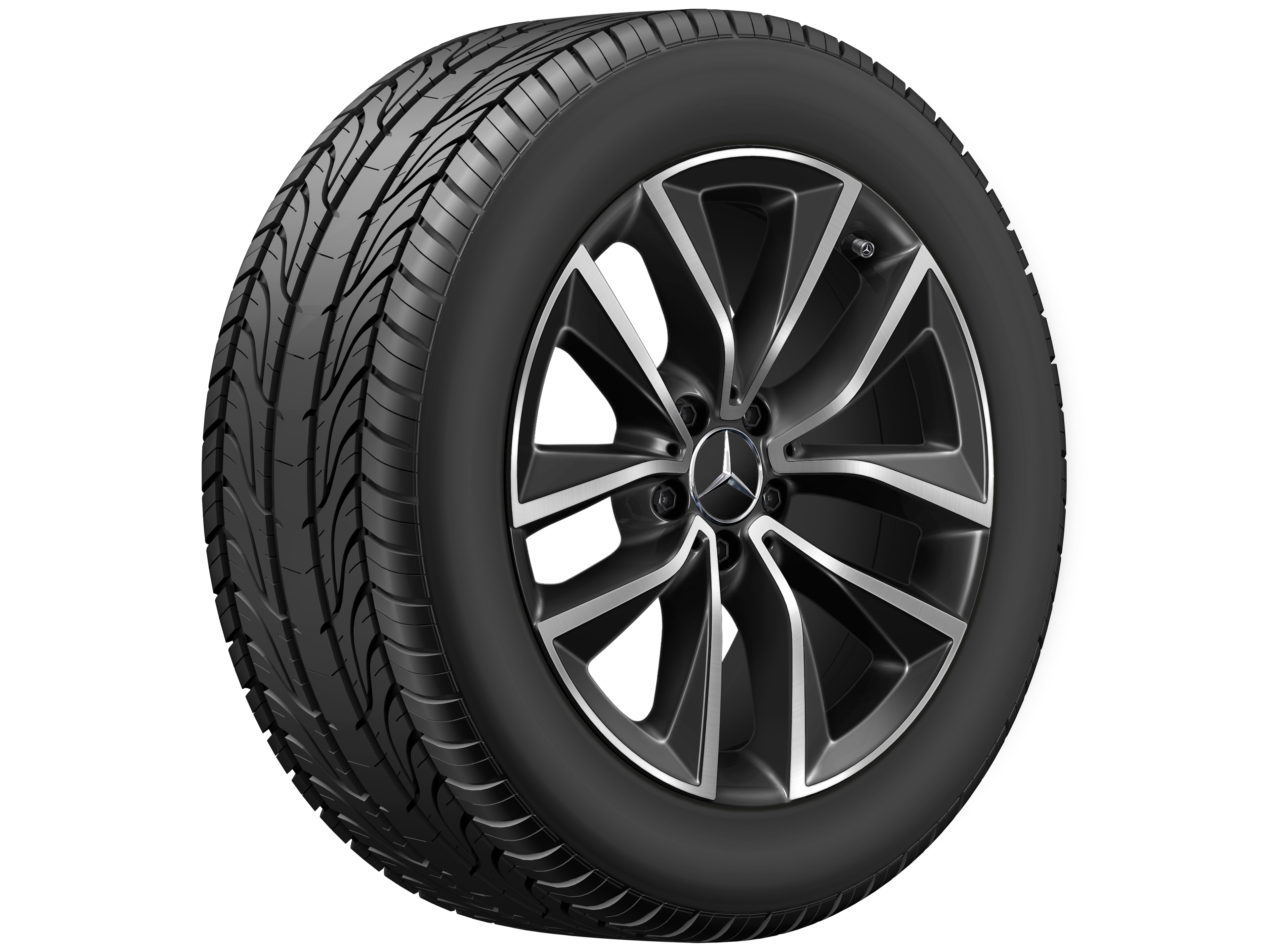 Janta aliaj Mercedes-Benz 5-twin-spoke 5x112 8 J x 18 ET 37 S-Class W223, V223, Z223