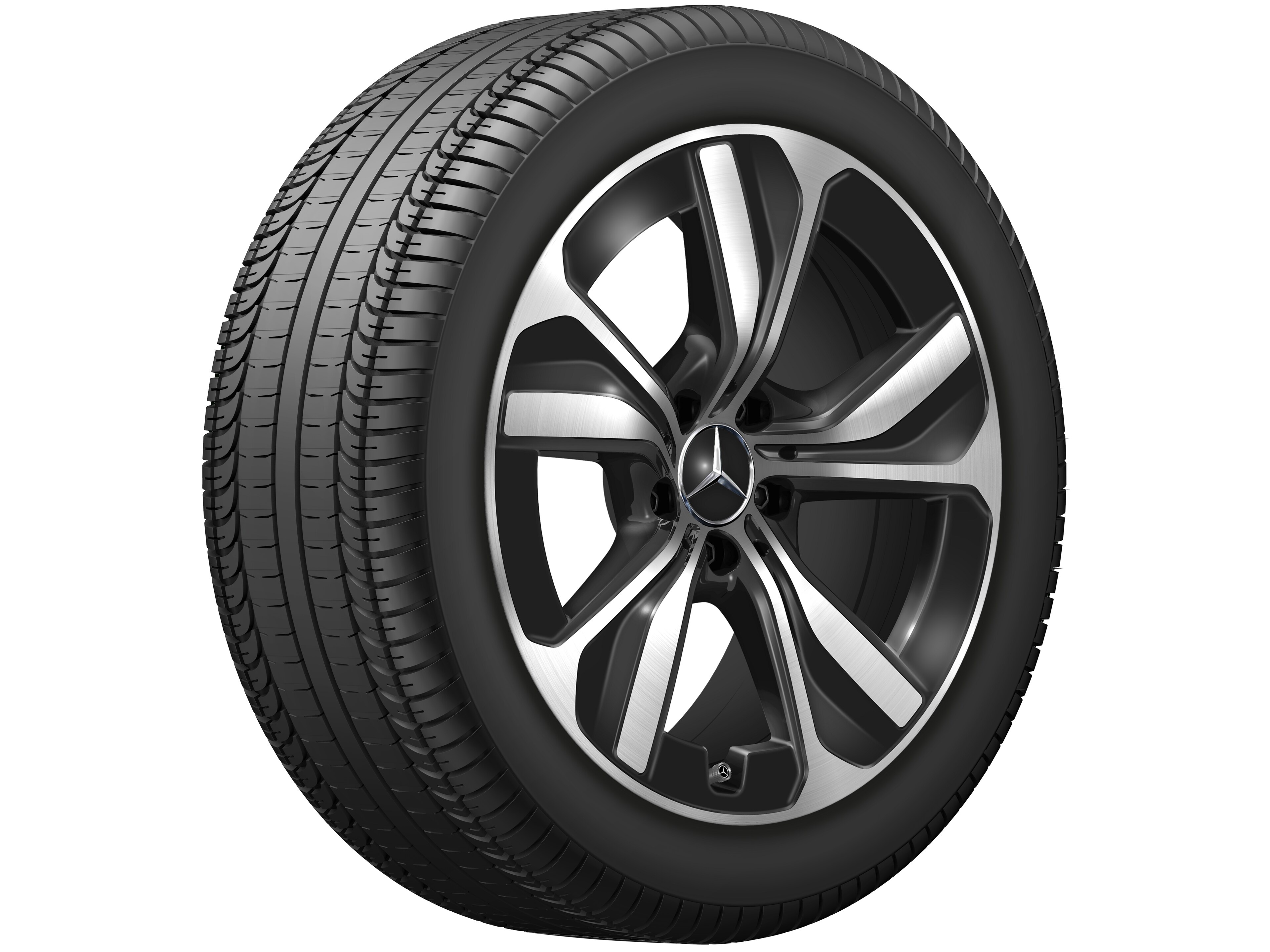 Janta aliaj Mercedes-Benz 5-spoke Aero 5x112 8 J x 18 ET 44,9 CLE C236, A236