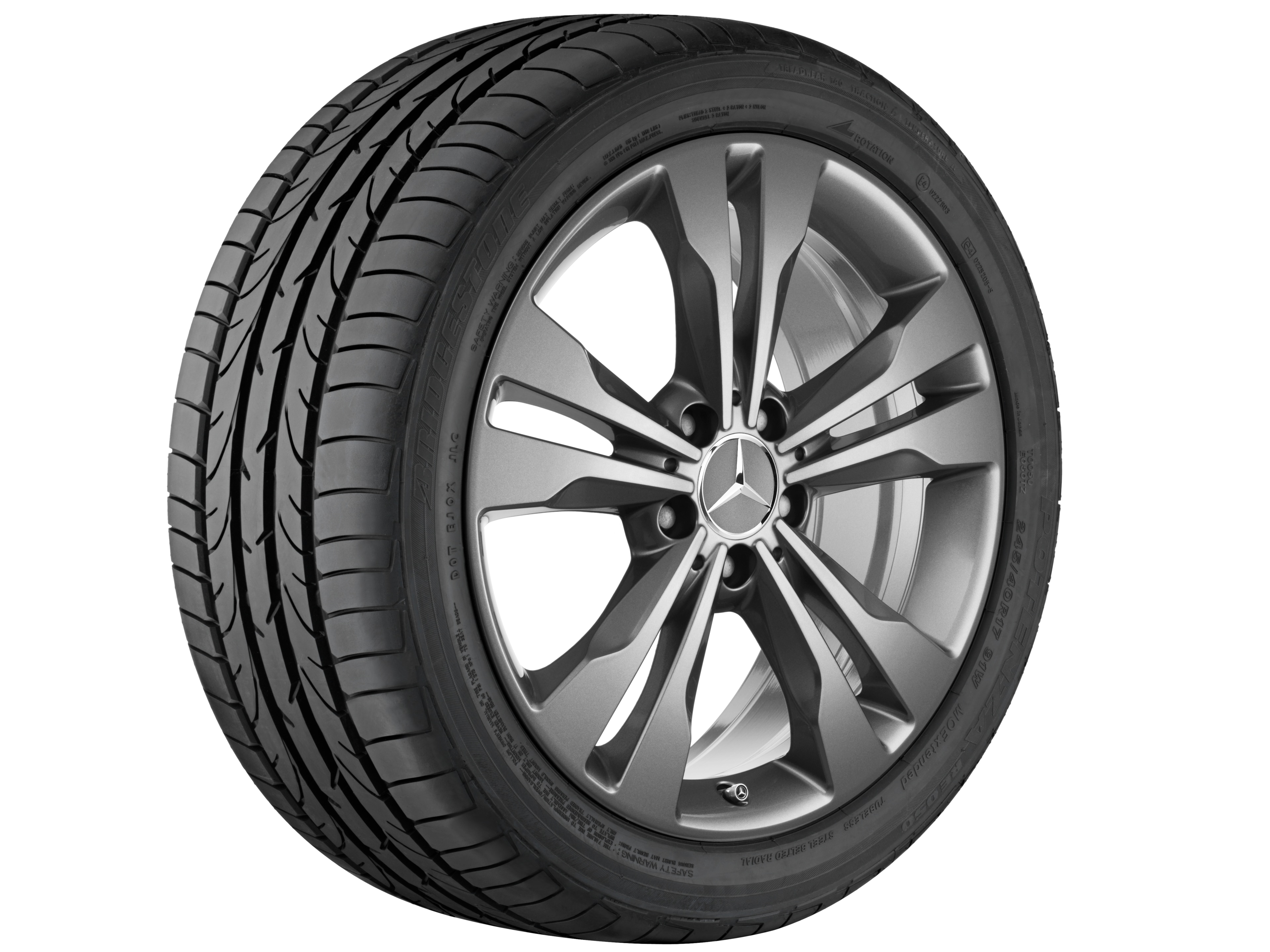 Janta aliaj Mercedes-Benz 5-twin-spoke 5x112 7,5 J x 18 ET 52 A-Class, B-Class, CLA W176, C117, W246