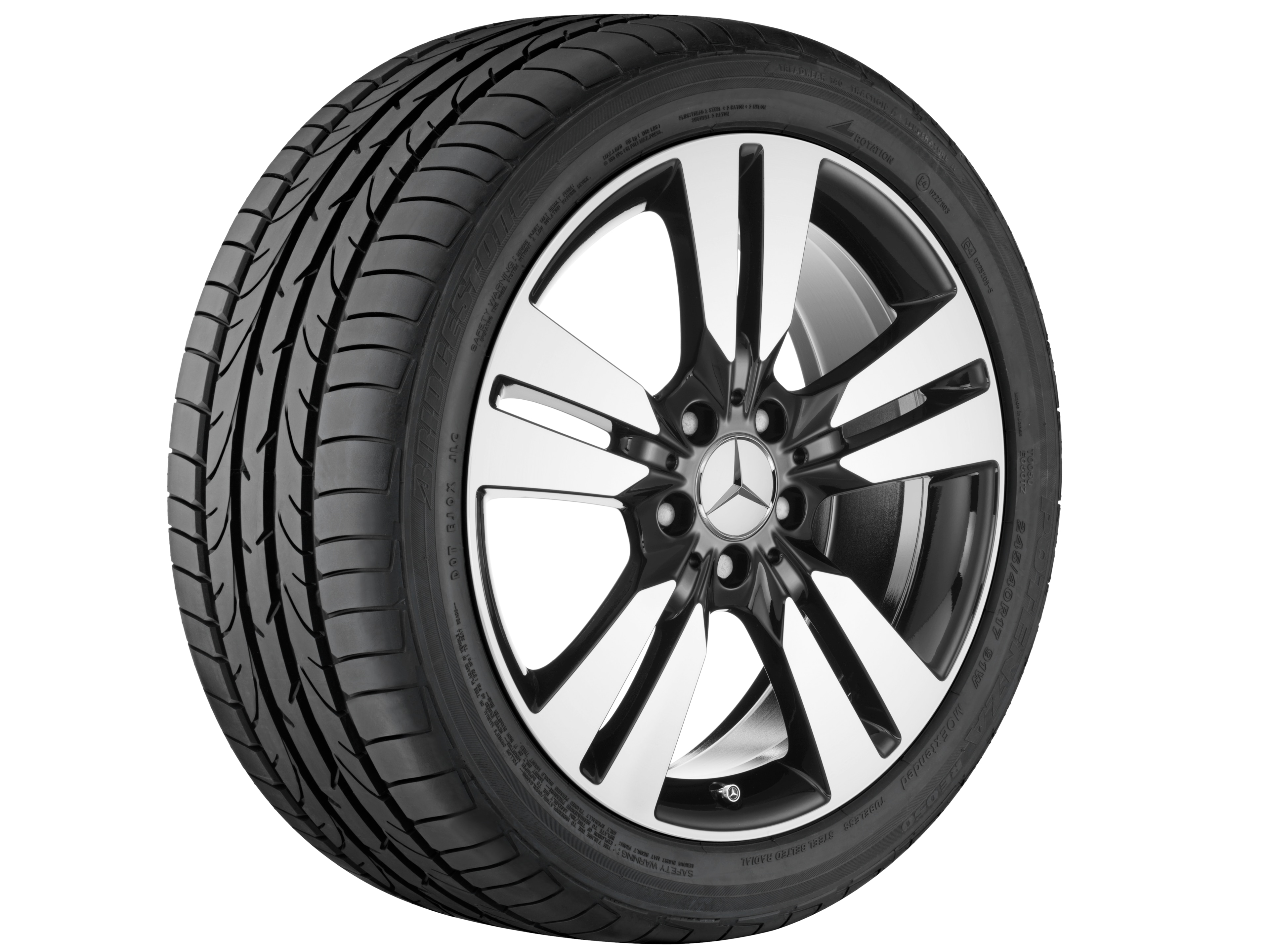 Janta aliaj Mercedes-Benz 5-twin-spoke 5x112 7,5 J x 18 ET 52 A-Class, B-Class, CLA W176, C117, W246