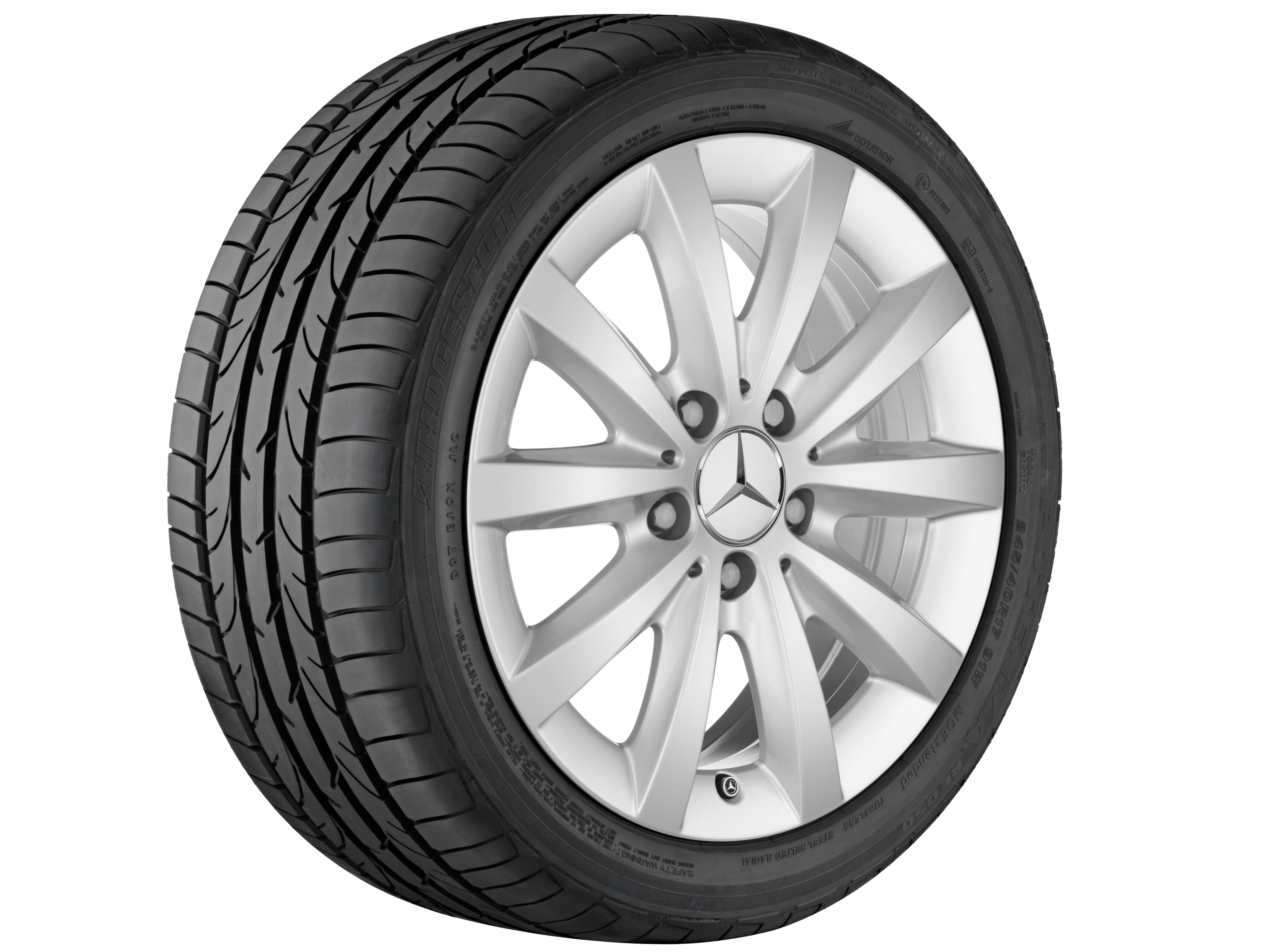 Janta aliaj Mercedes-Benz 10-spoke 5x112 6,5 J x 16 ET 49 A-Class, B-Class, CLA W176, C117, W246