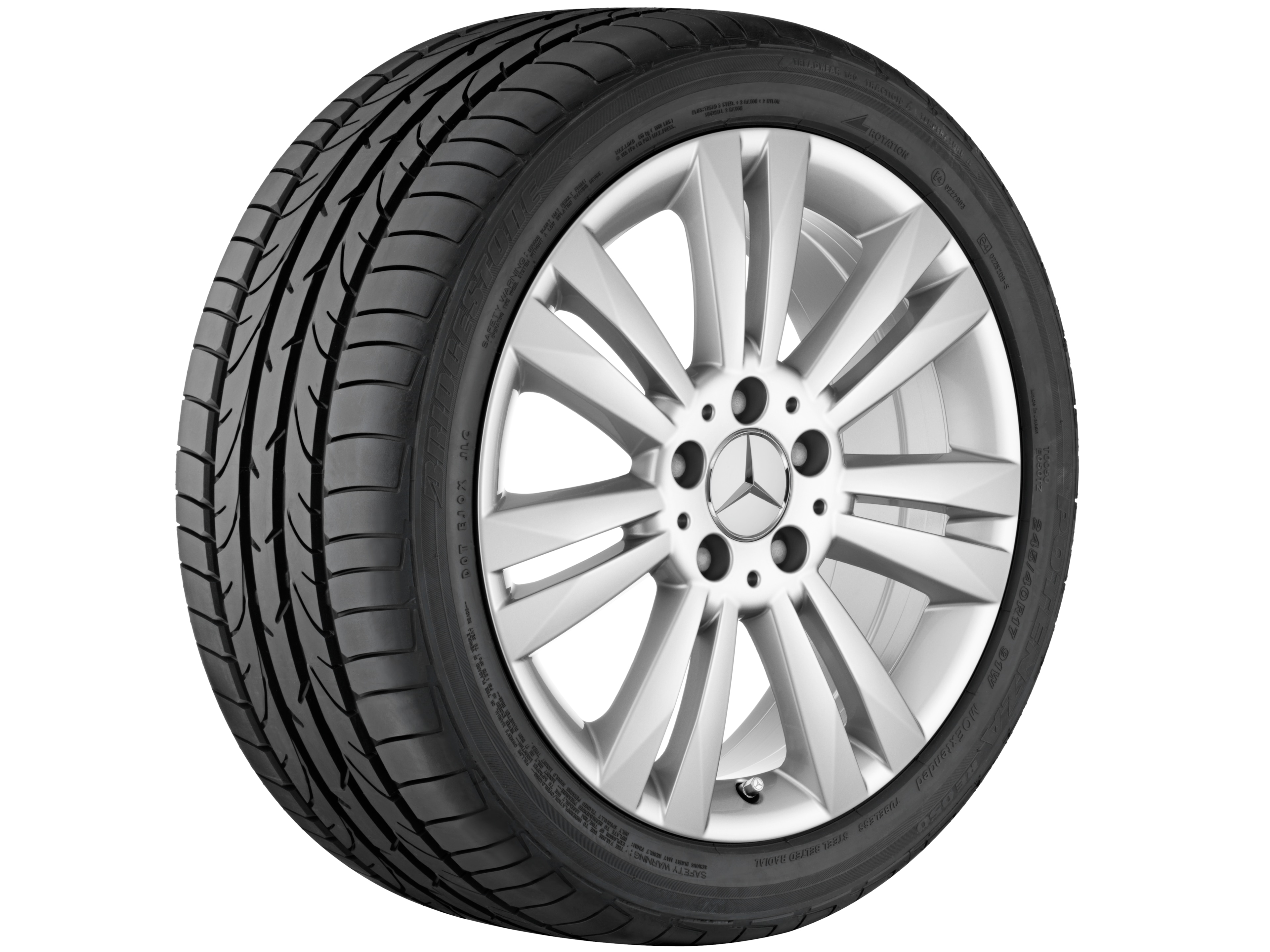 Janta aliaj Mercedes-Benz 7-twin-spoke 5x112 7,5 J x 17 ET 52,5 A-Class, B-Class, CLA W176, C117, W246