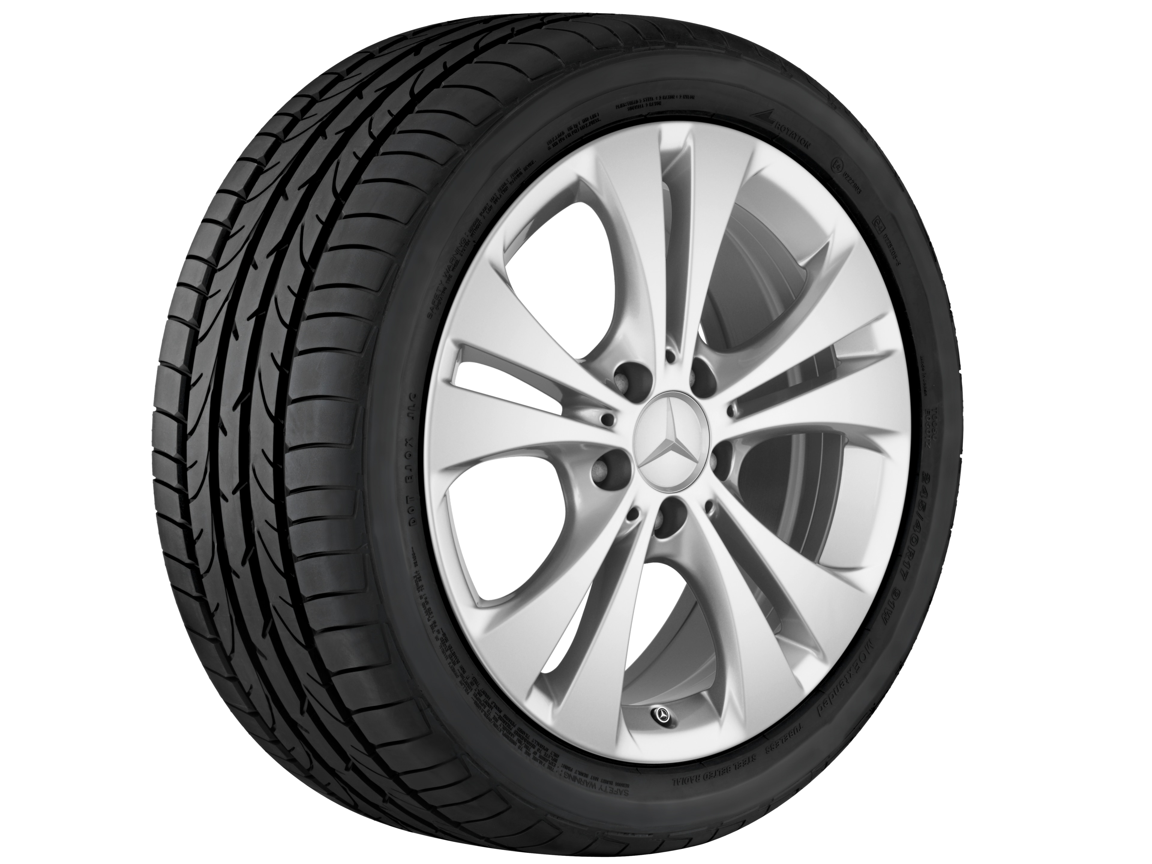 Janta aliaj Mercedes-Benz 5-twin-spoke 5x112 7,5 J x 17 ET 52,5 A-Class, B-Class, CLA W176, C117, W246