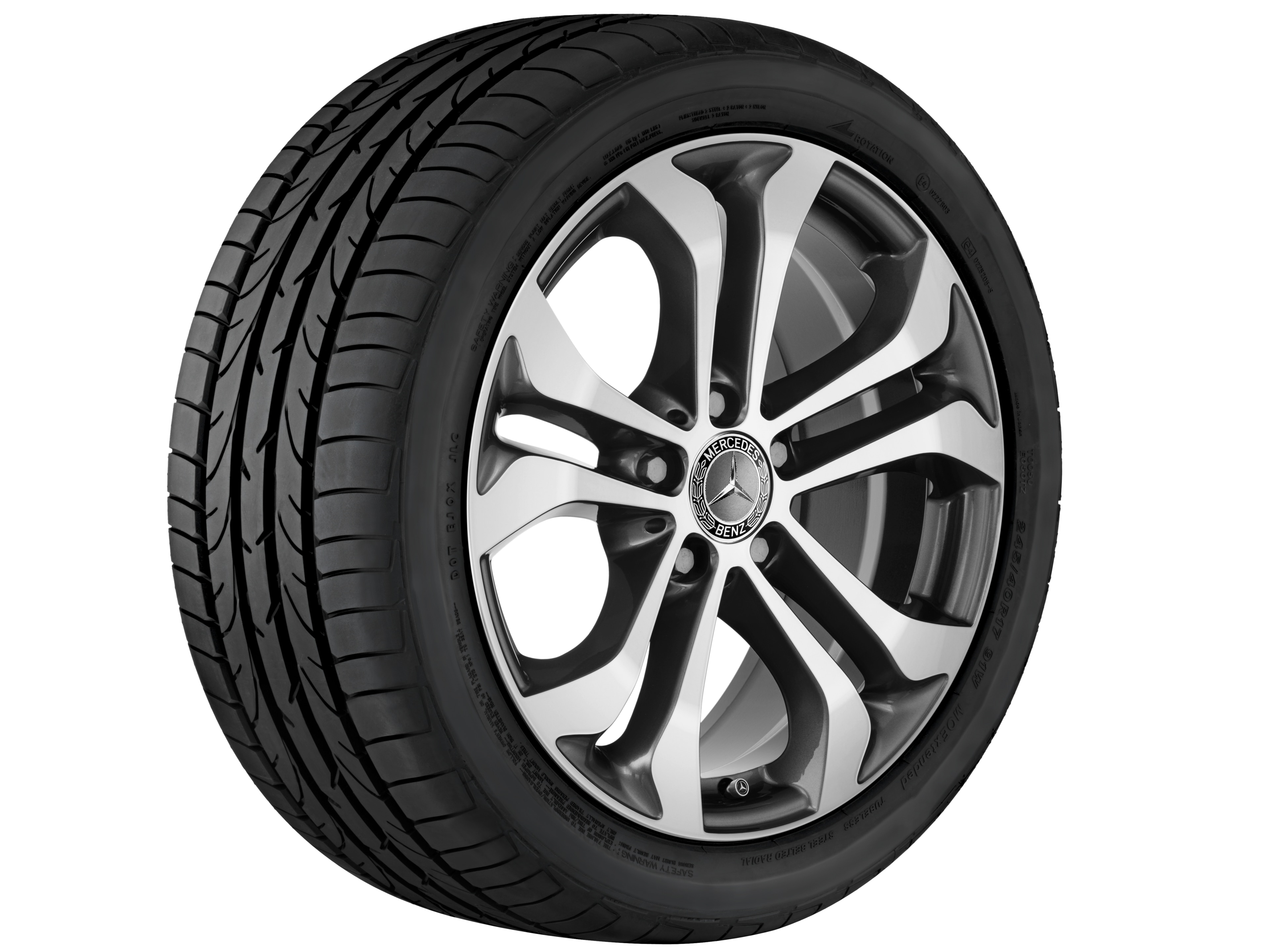 Janta aliaj Mercedes-Benz 5-twin-spoke 5x112 7,5 J x 17 ET 36 GLC W253, V253 C253, X253