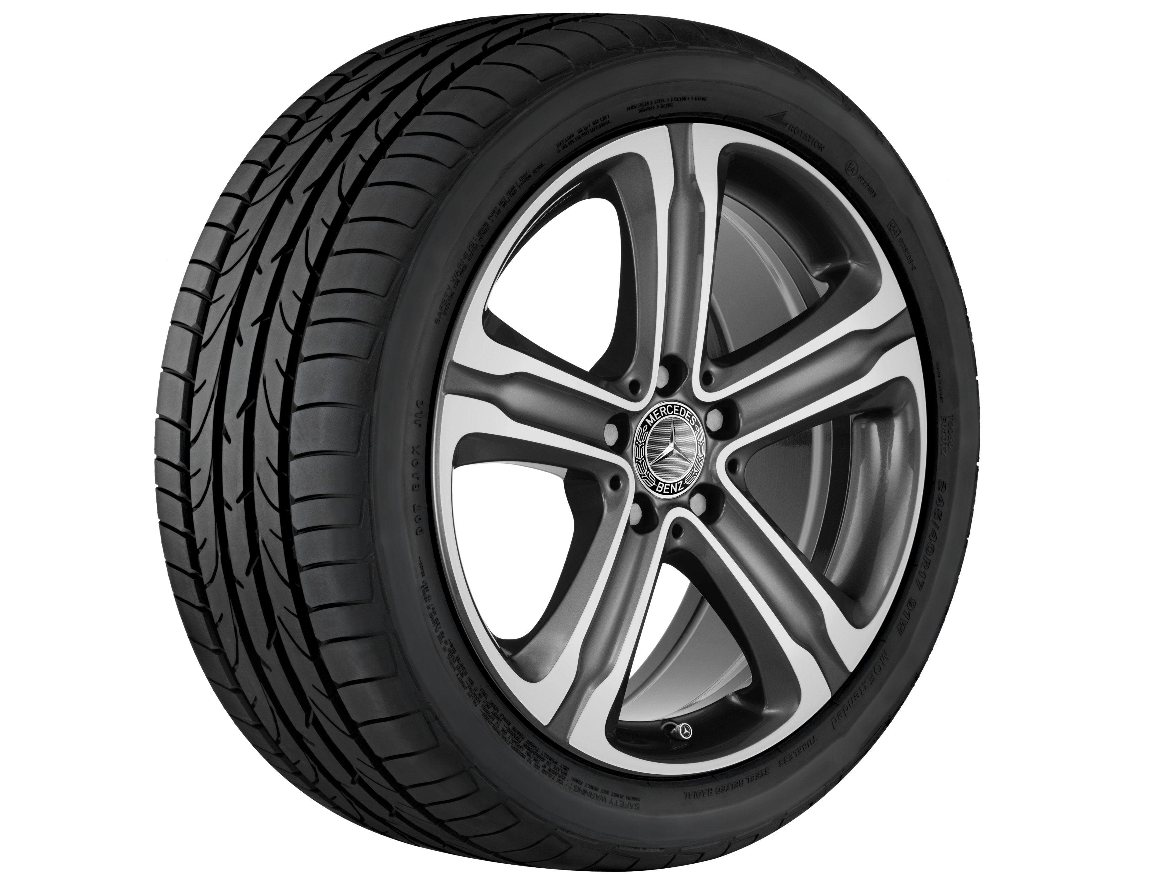 Janta aliaj Mercedes-Benz 5-spoke 5x112 8 J x 18 ET 38 GLC W253, C253, X253