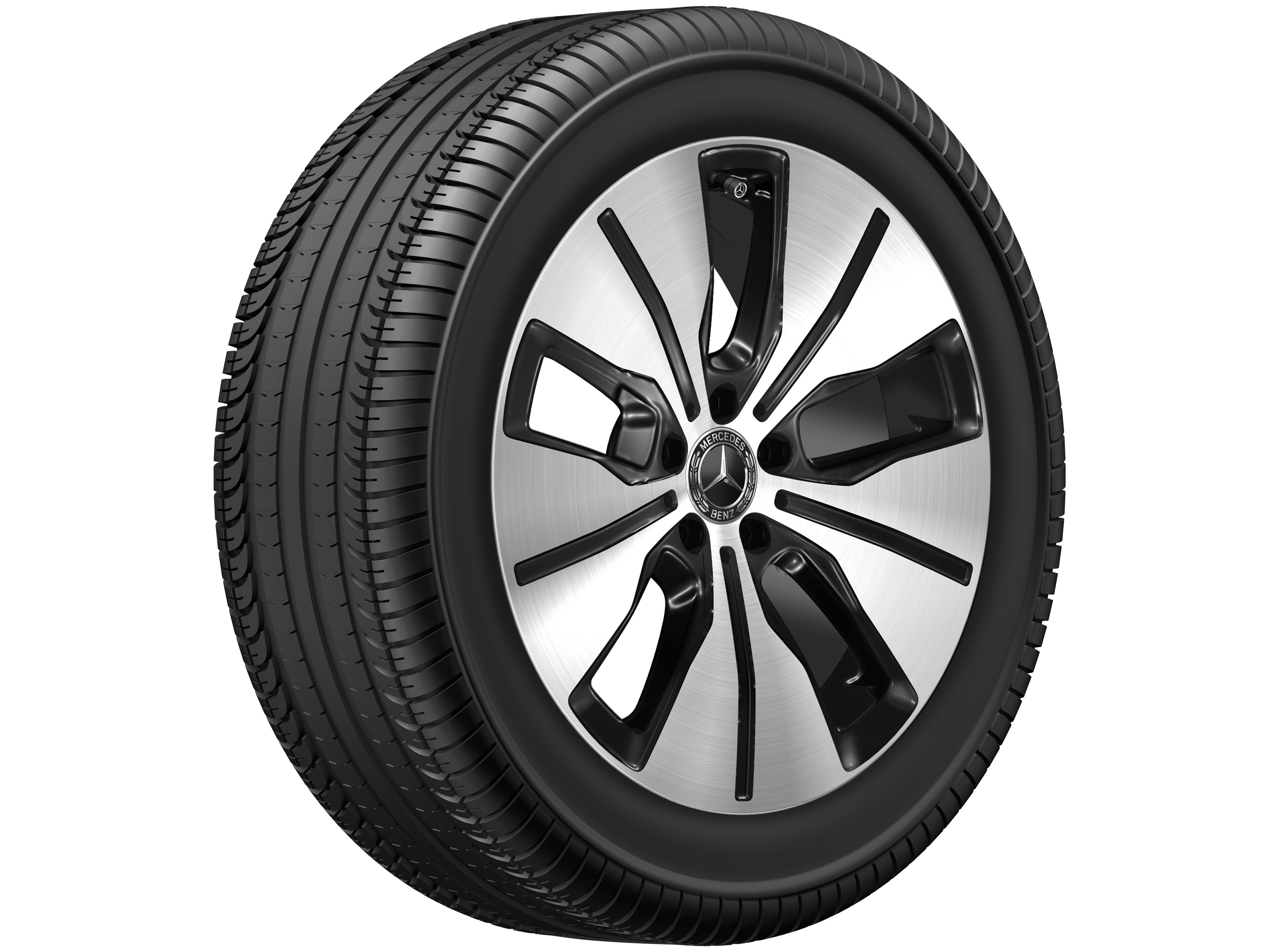 Janta aliaj Mercedes-Benz 5-spoke Aero 5x112 8 J x 19 ET 34 EQC, GLC Cross-Country N253, N293