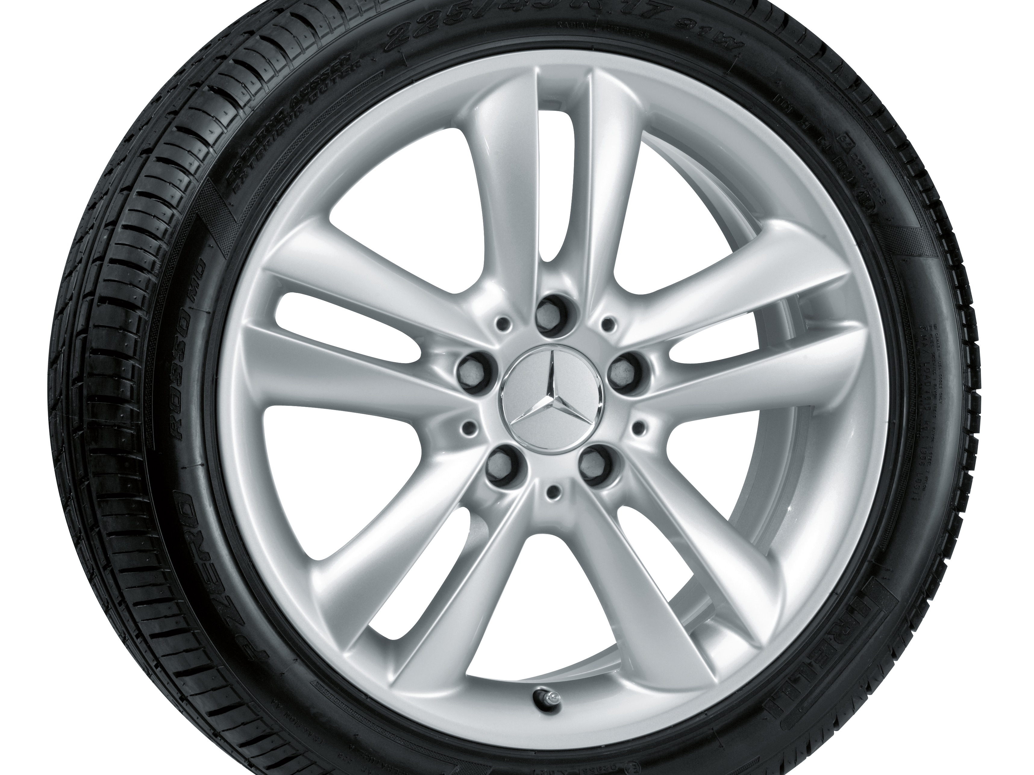 Janta aliaj Mercedes-Benz 5-twin-spoke 5x112 7,5 J x 17 ET 36 CLK C209, A209