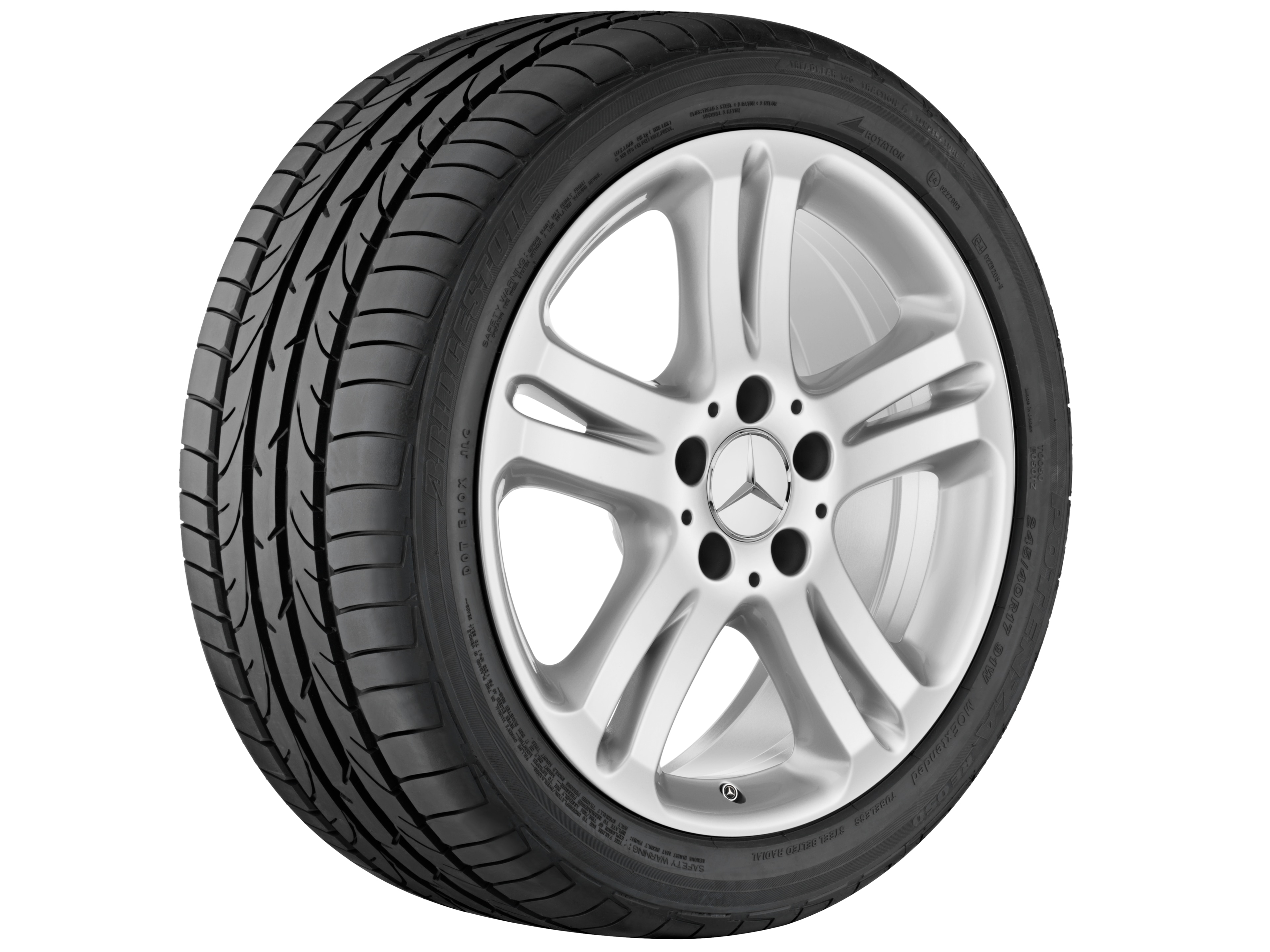 Janta aliaj Mercedes-Benz 5-twin-spoke 5x112 8 J x 17 ET 38 E-Class W211, S211