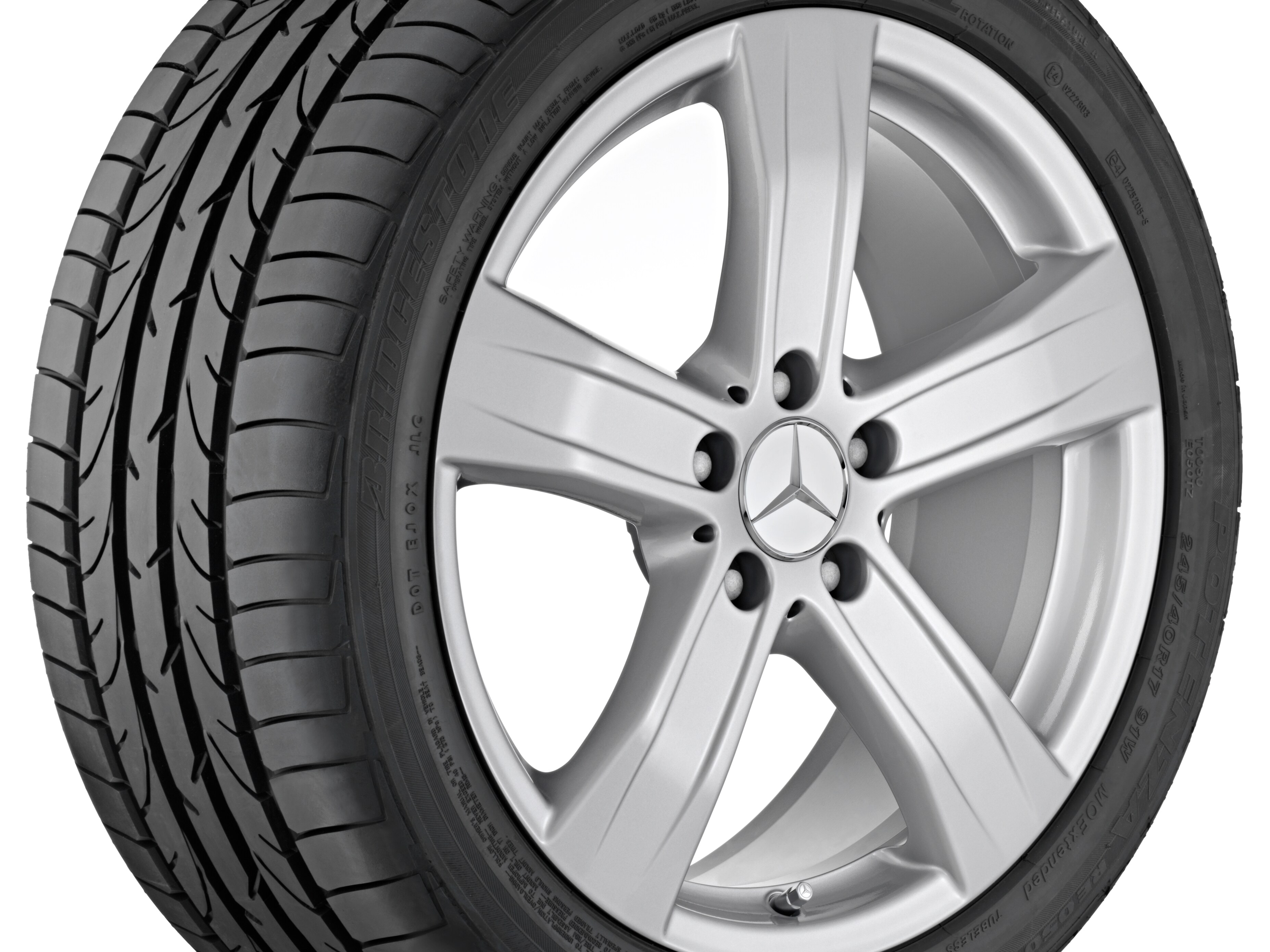 Janta aliaj Mercedes-Benz 5-spoke 5x112 8,5 J x 18 ET 43 S-Class, CL W221, V221, C216