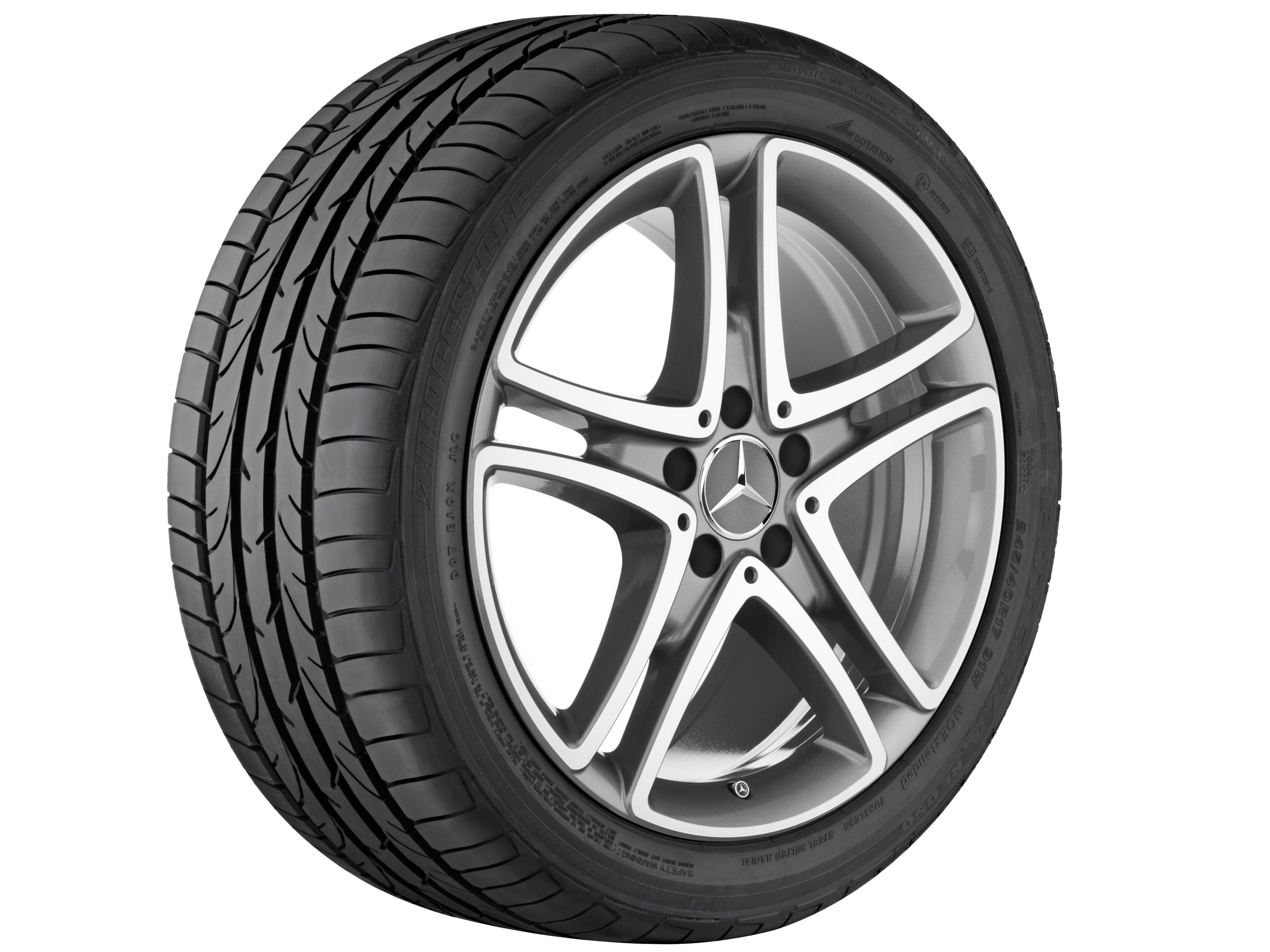 Janta aliaj Mercedes-Benz 5-twin-spoke 5x112 9,5 J x 18 ET 43,5 S-Class W222, V222, C217, A217