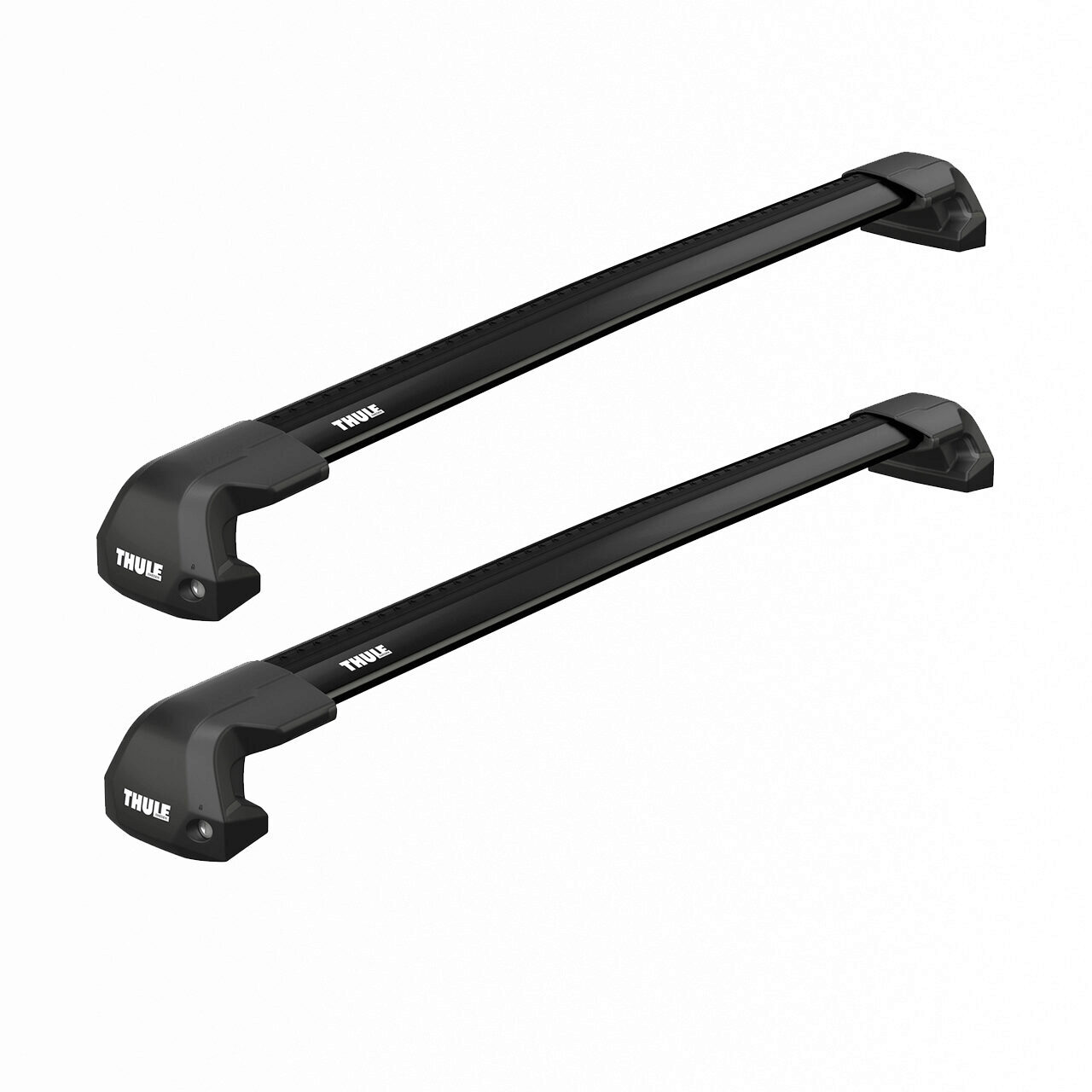 Bare transversale Thule Evo Fixpoint Wingbar Edge Black pentru Mercedes-Benz  CLA (C118) 4 usi Sedan, model 2019 - prezent, Sistem cu prindere in puncte fixe