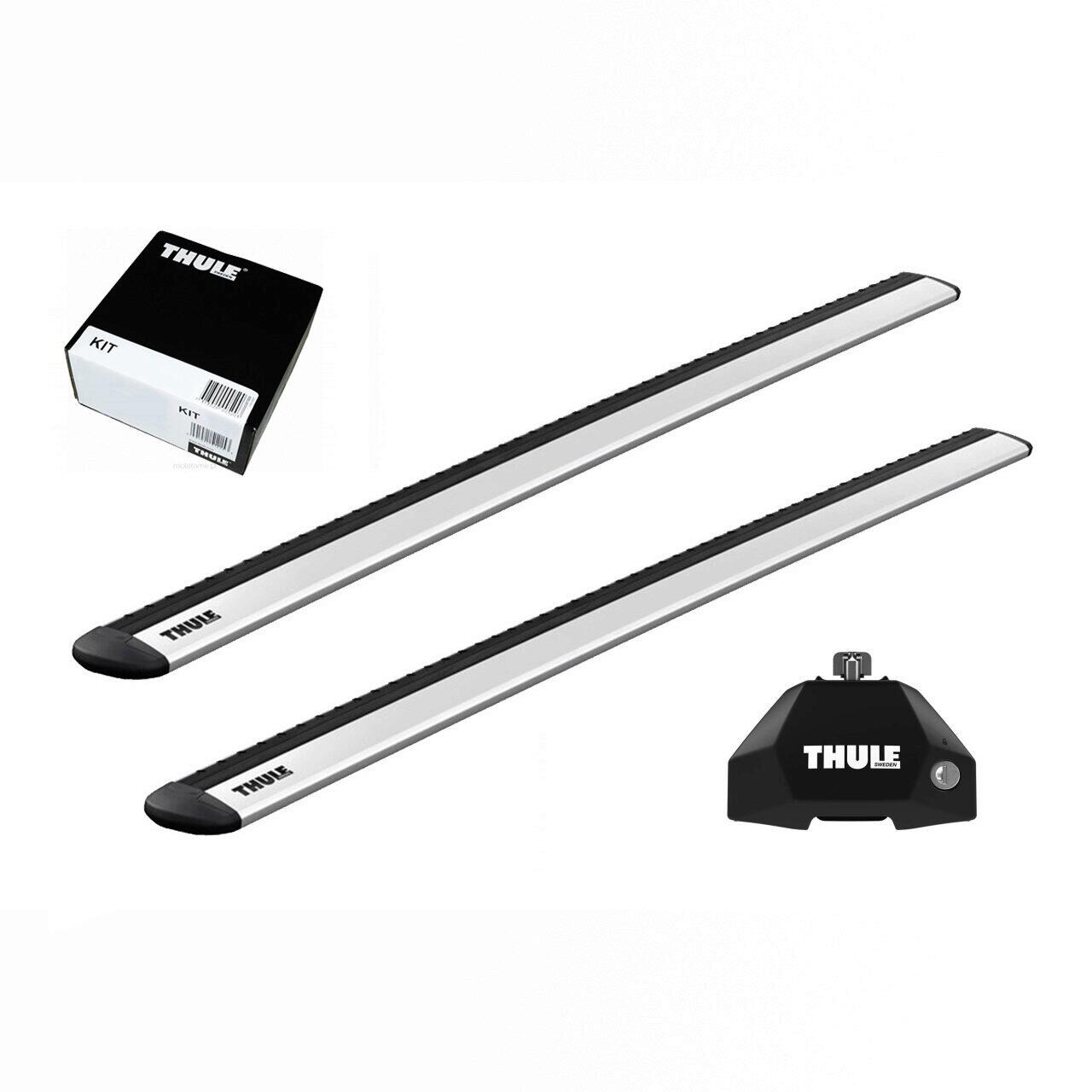 Bare transversale Thule Evo Fixpoint Wingbar Evo pentru Mercedes-Benz C-Class (W206) 4 usi Sedan, model 2021 - prezent, Sistem cu prindere in puncte fixe