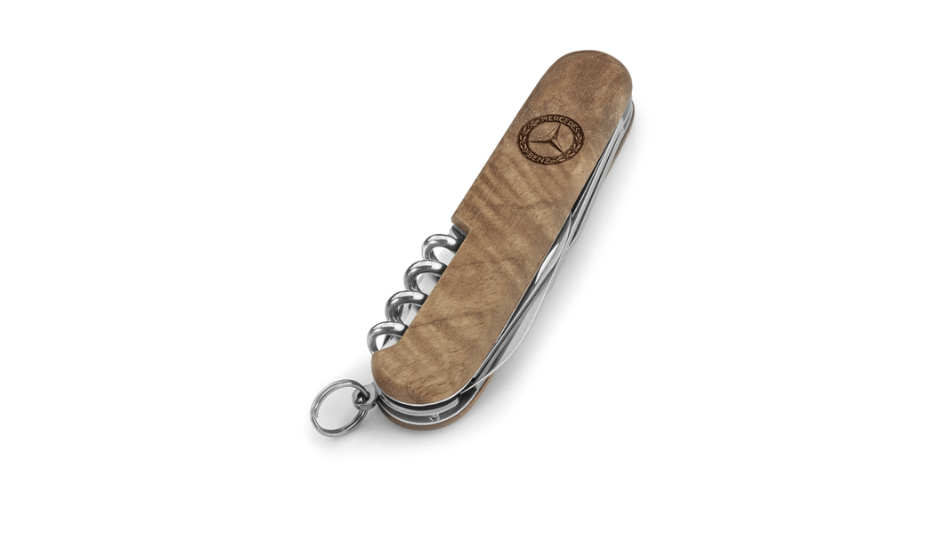 Briceag multifunctional Mercedes-Benz, Victorinox Spartan Wood, maro