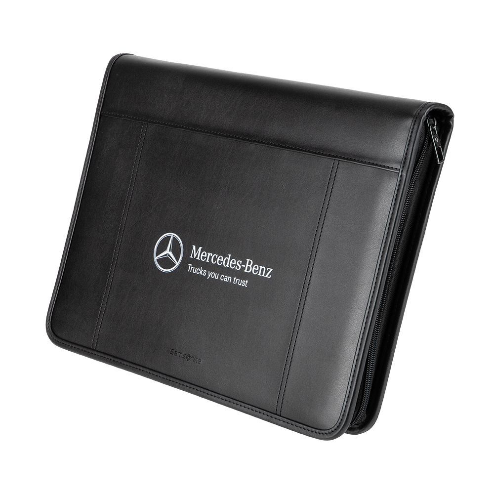 Carcasa de scris Samsonite x Mercedes-Benz Trucks editie limitata, negru