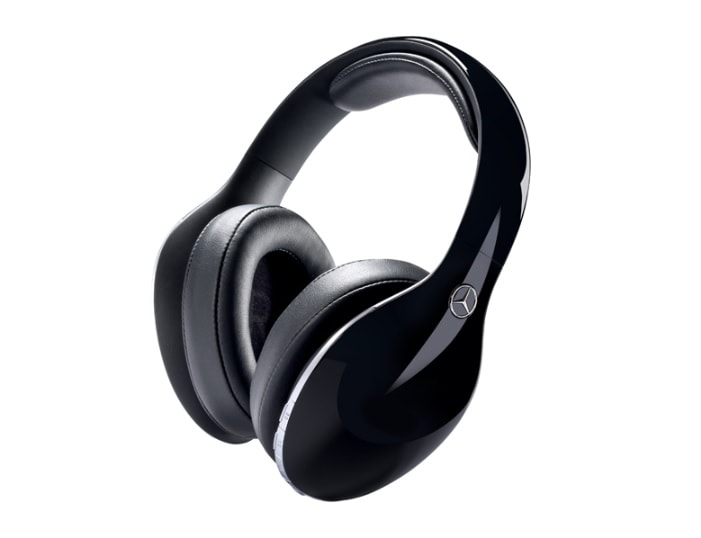 Casti bluetooth Mercedes-Benz cu active noise canceling, negru