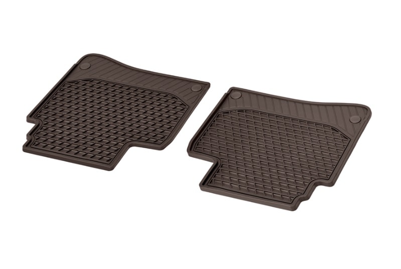 Set 2 covorase auto cauciuc spate pentru Mercedes-Benz S-Class V222, maro