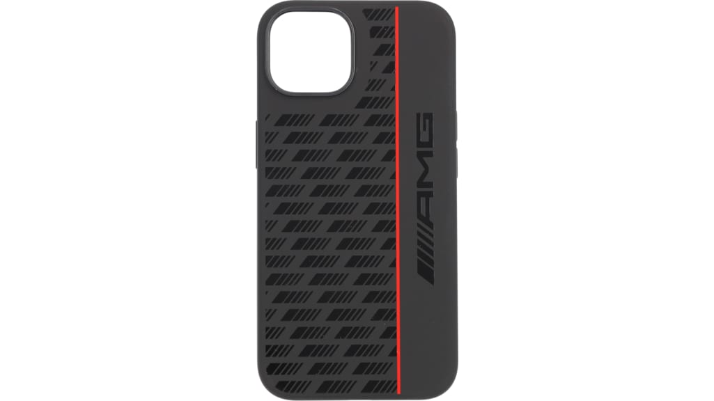 Husa telefon iPhone 14 Mercedes-AMG, negru, silicon