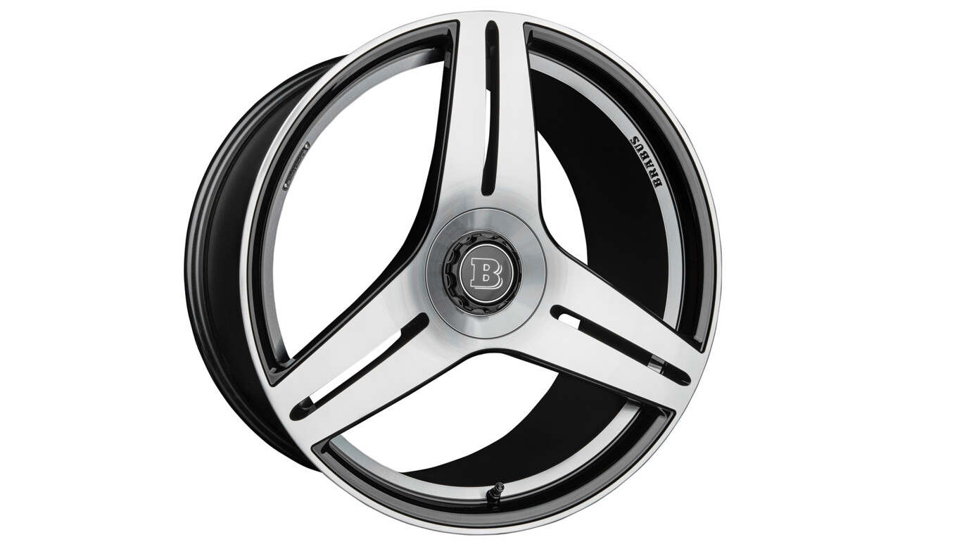 Janta aliaj BRABUS Monoblock II Evo "Platinum Edition" pentru Mercedes-AMG SL63 R232 10.5J x 21H2 ET 50 / 12J x 22H2 ET 60