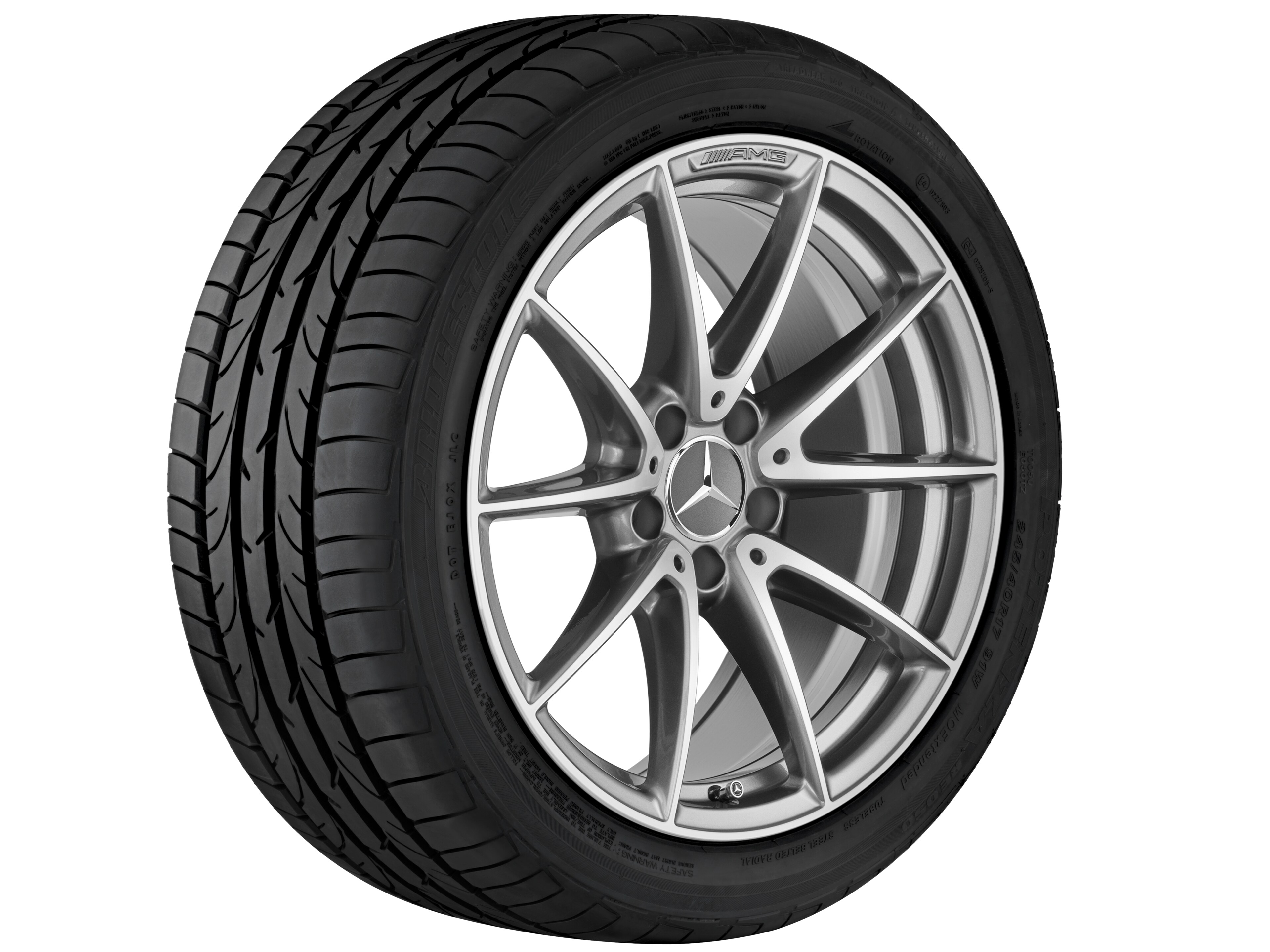 Janta aliaj Mercedes-AMG 10-spoke 5x112 10,5 J x 18 ET 57 C-Class W205, A205, S205, C205