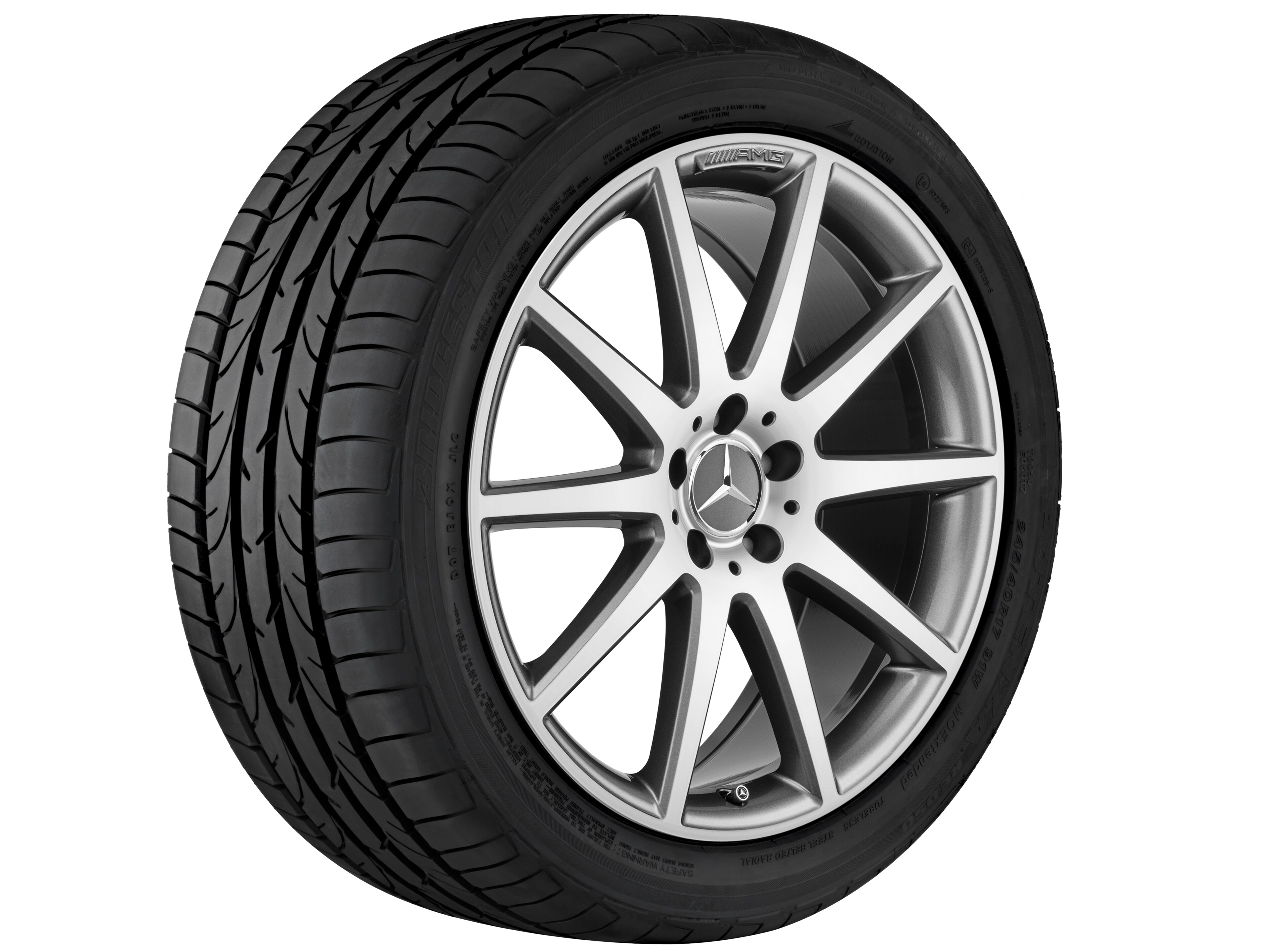 Janta aliaj Mercedes-AMG 10-spoke 5x112 8 J x 18 ET 48,5 A-Class, B-Class, CLA W177, W247, C118, X118