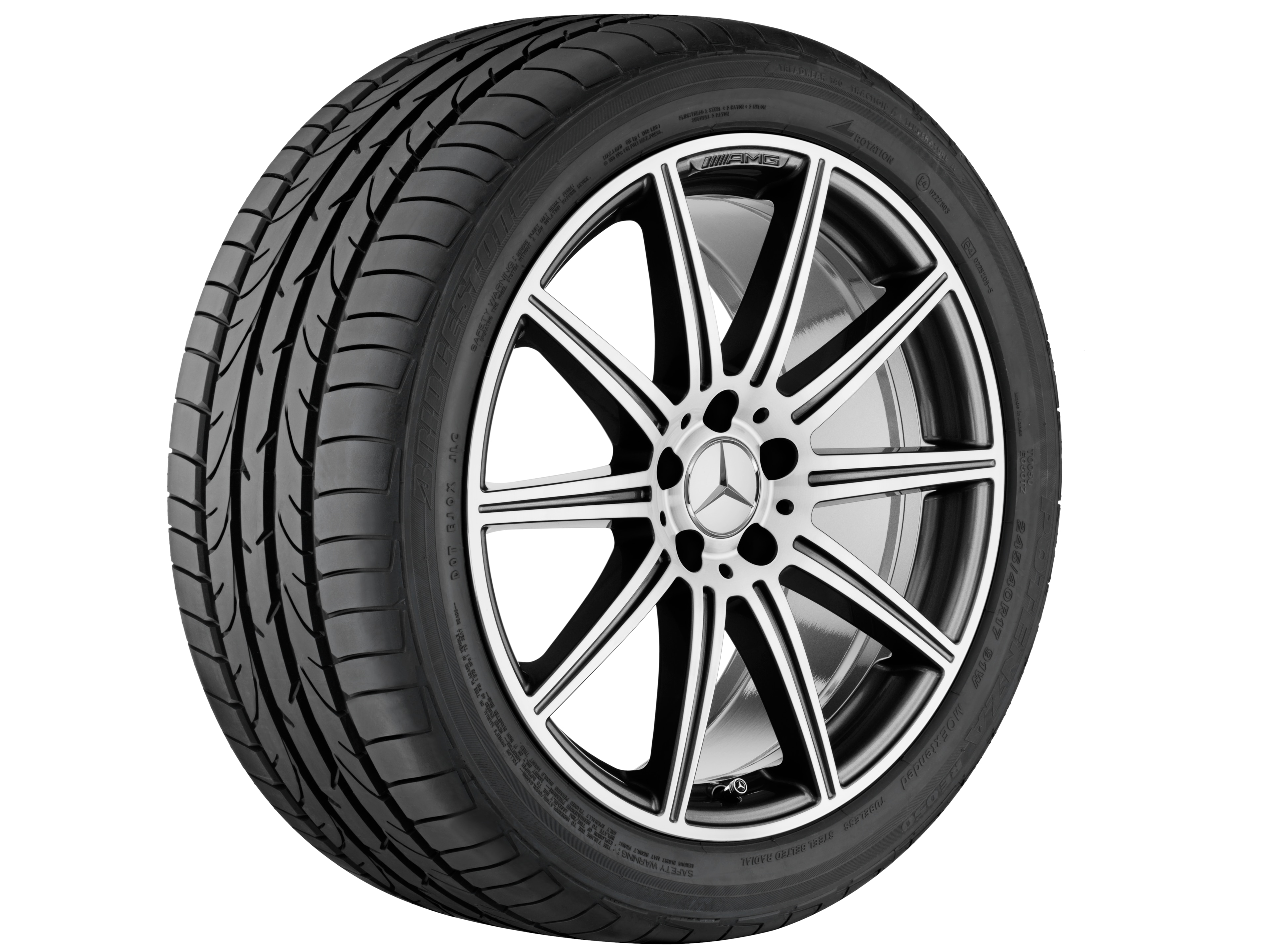 Janta aliaj Mercedes-AMG 10-spoke 5x112 9 J x 19 ET 37 E-Class W212, S212, V212