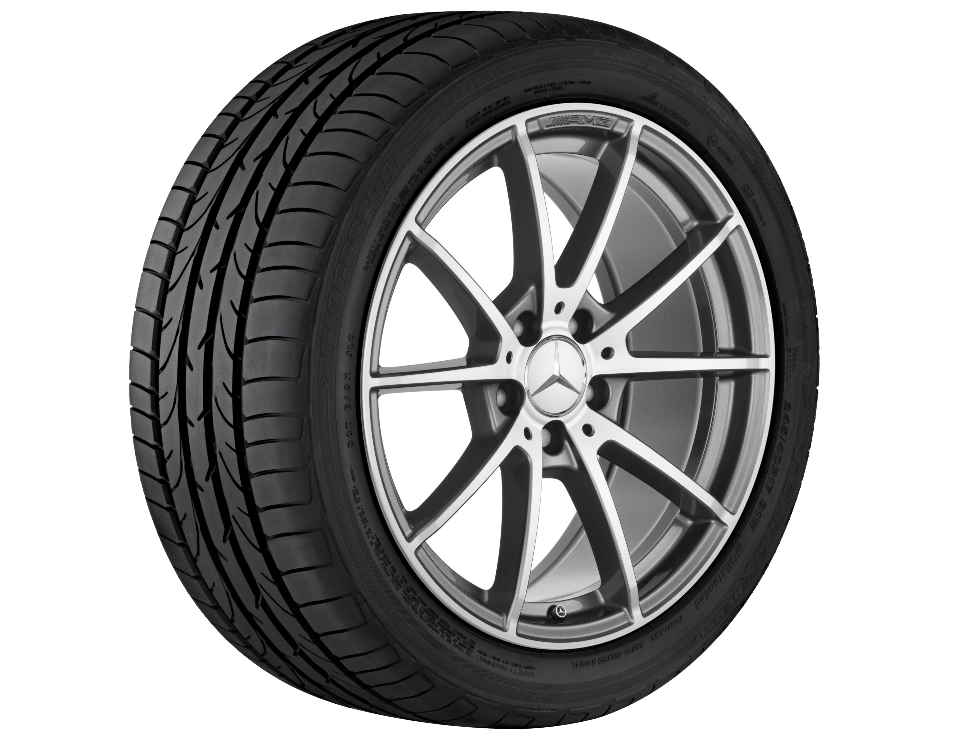 Janta aliaj Mercedes-AMG 10-spoke 5x112 9,5 J x 18 ET 56 C-Class W205, A205, S205, C205