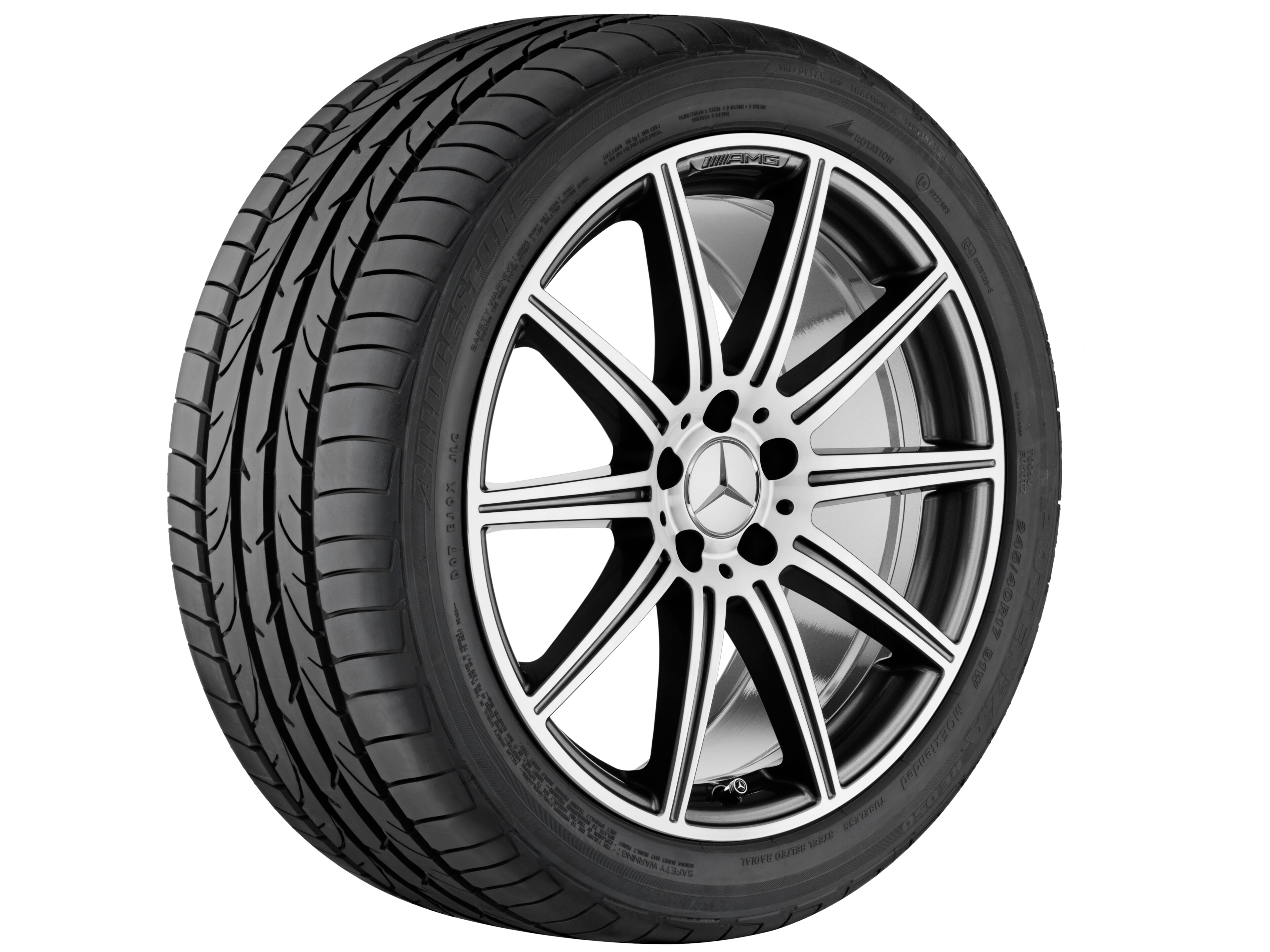 Janta aliaj Mercedes-AMG 10-spoke 5x112 9,5 J x 19 ET 52 E-Class W212, S212, V212