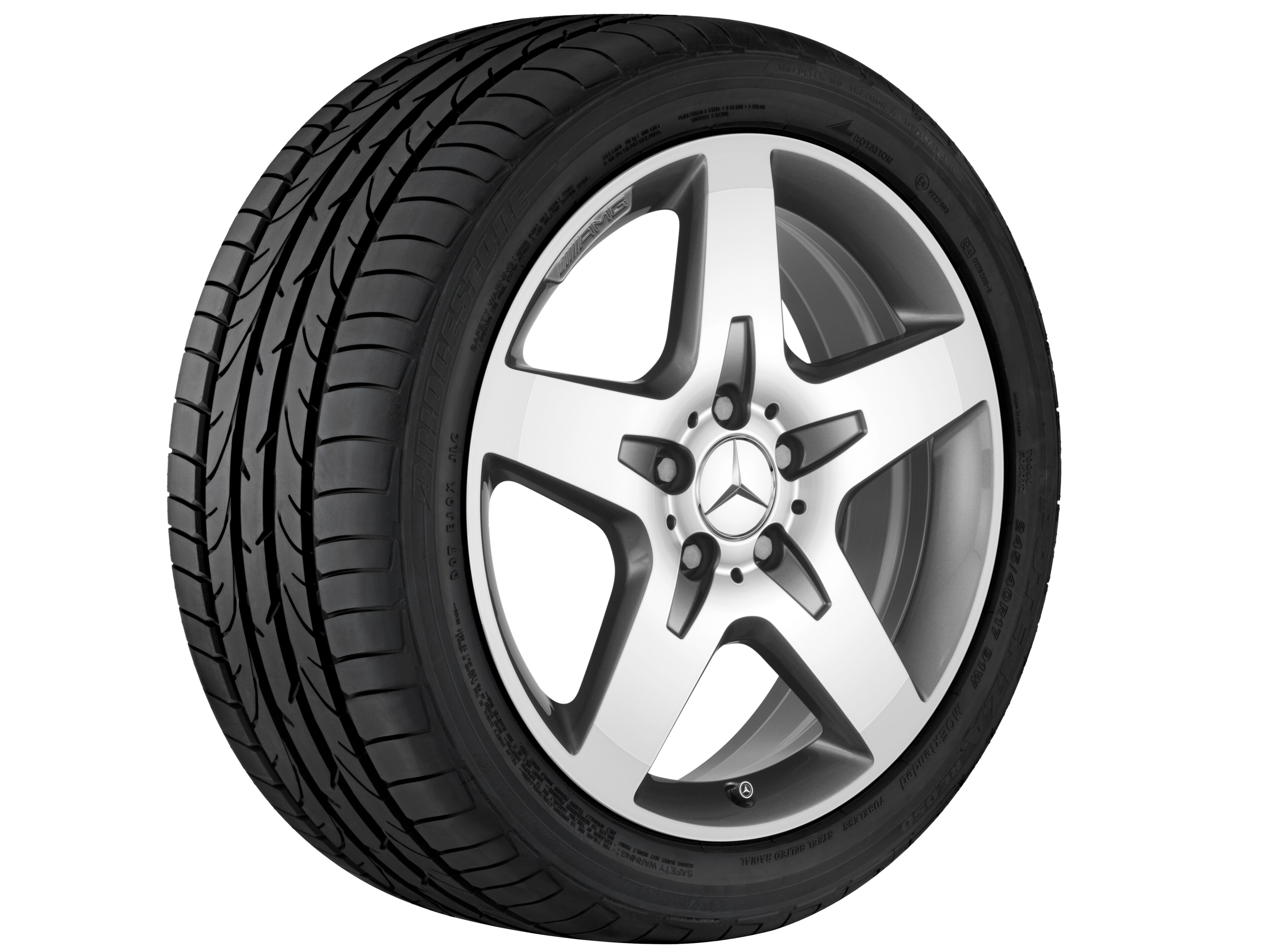 Janta aliaj Mercedes-AMG 5-spoke 5x112 7 J x 18 ET 46 GLA X156