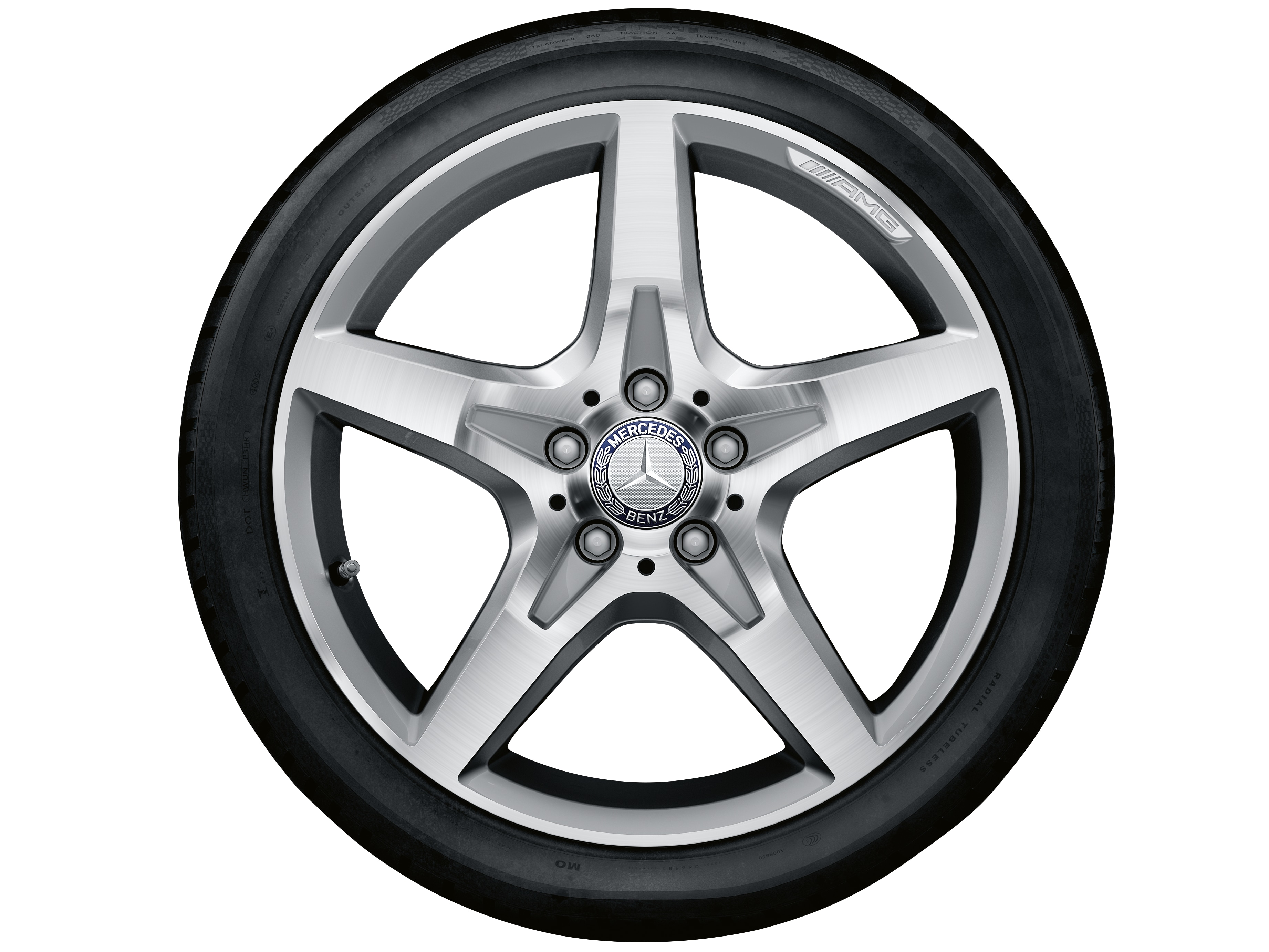 Janta aliaj Mercedes-AMG 5-spoke 5x112 7,5 J x 18 ET 42 SLK R172