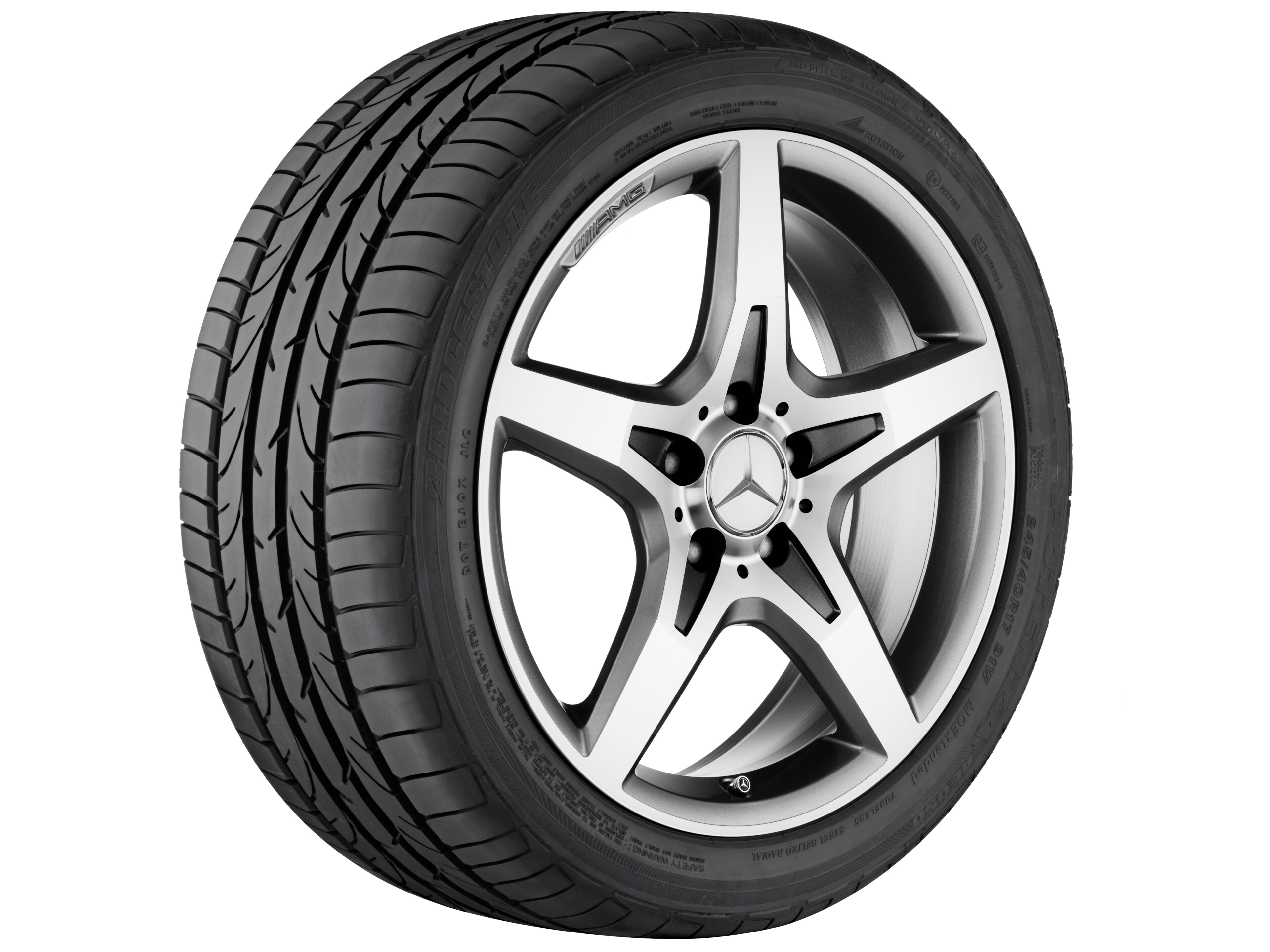 Janta aliaj Mercedes-AMG 5-spoke 5x112 7,5 J x 18 ET 42 SLK R172