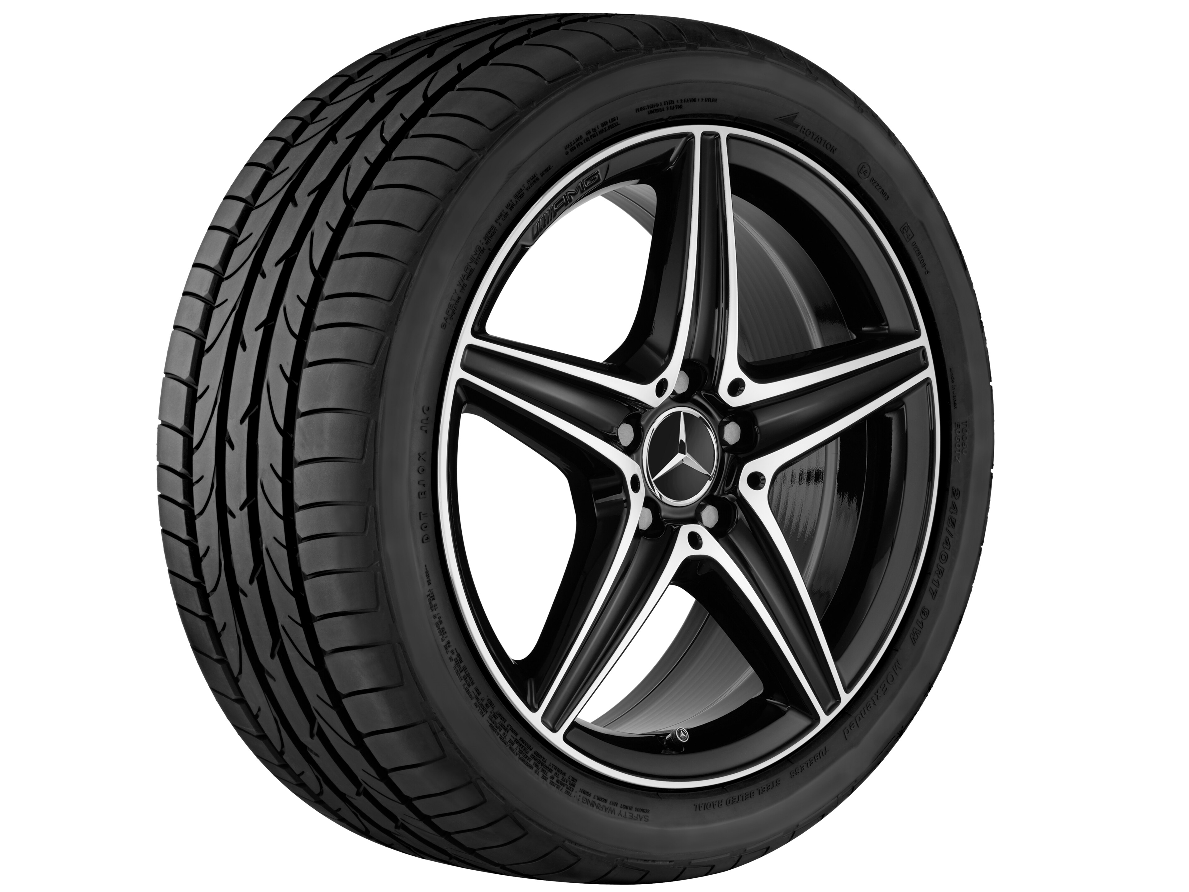 Janta aliaj Mercedes-AMG 5-spoke 5x112 8 J x 18 ET 43 E-Class W213, S213, A238, C238