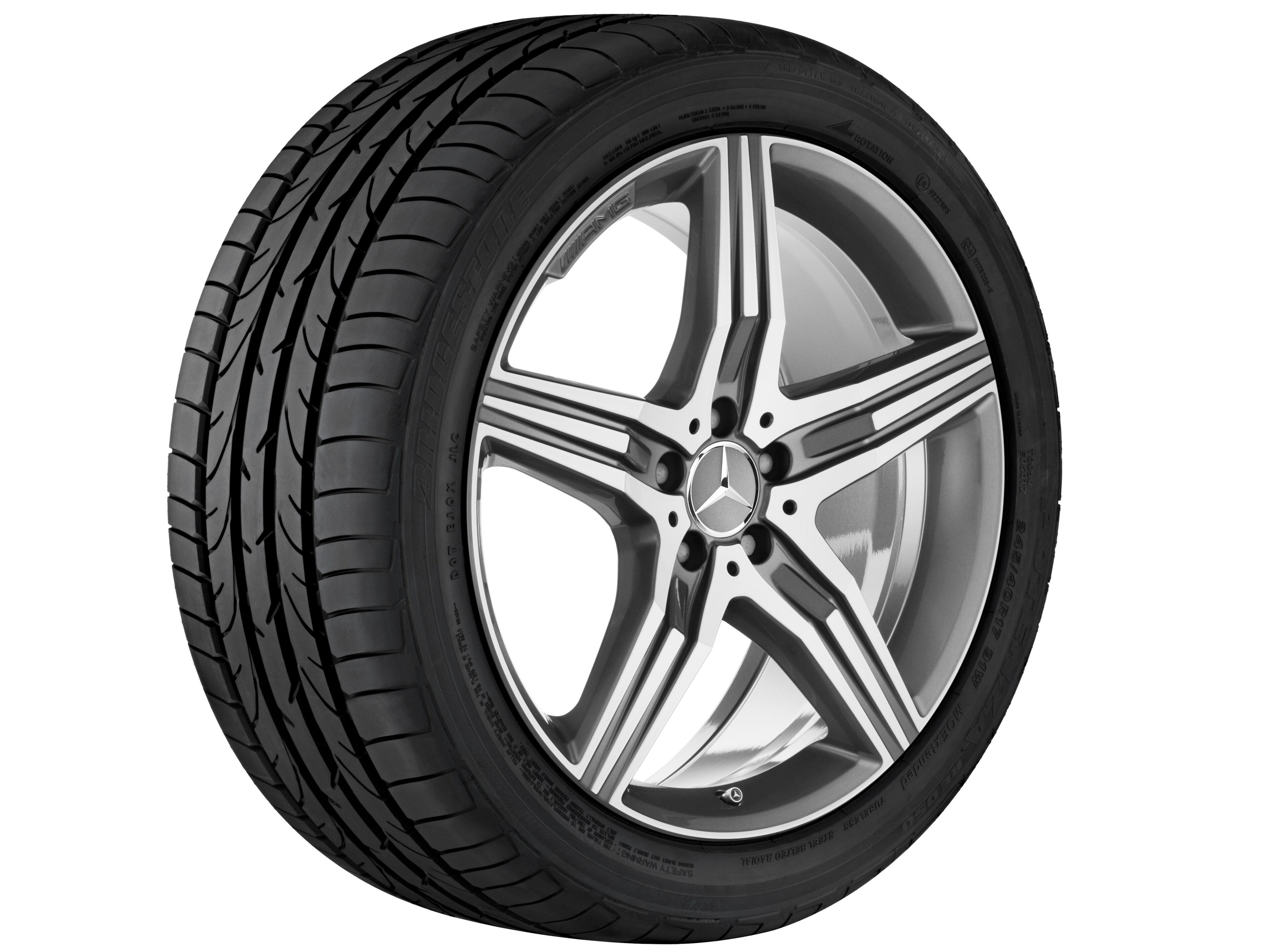 Janta aliaj Mercedes-AMG 5-spoke 5x112 8,5 J x 20 ET 38 S-Class W222, V222, C217, A217