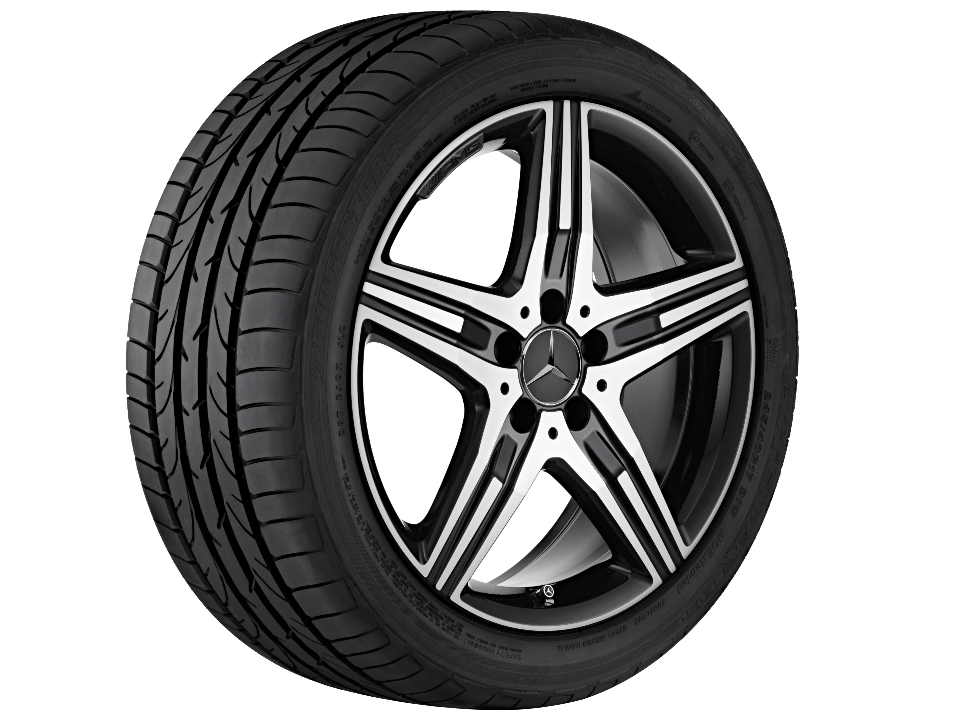 Janta aliaj Mercedes-AMG 5-spoke 5x112 8,5 J x 20 ET 38 S-Class W222, V222, C217, A217