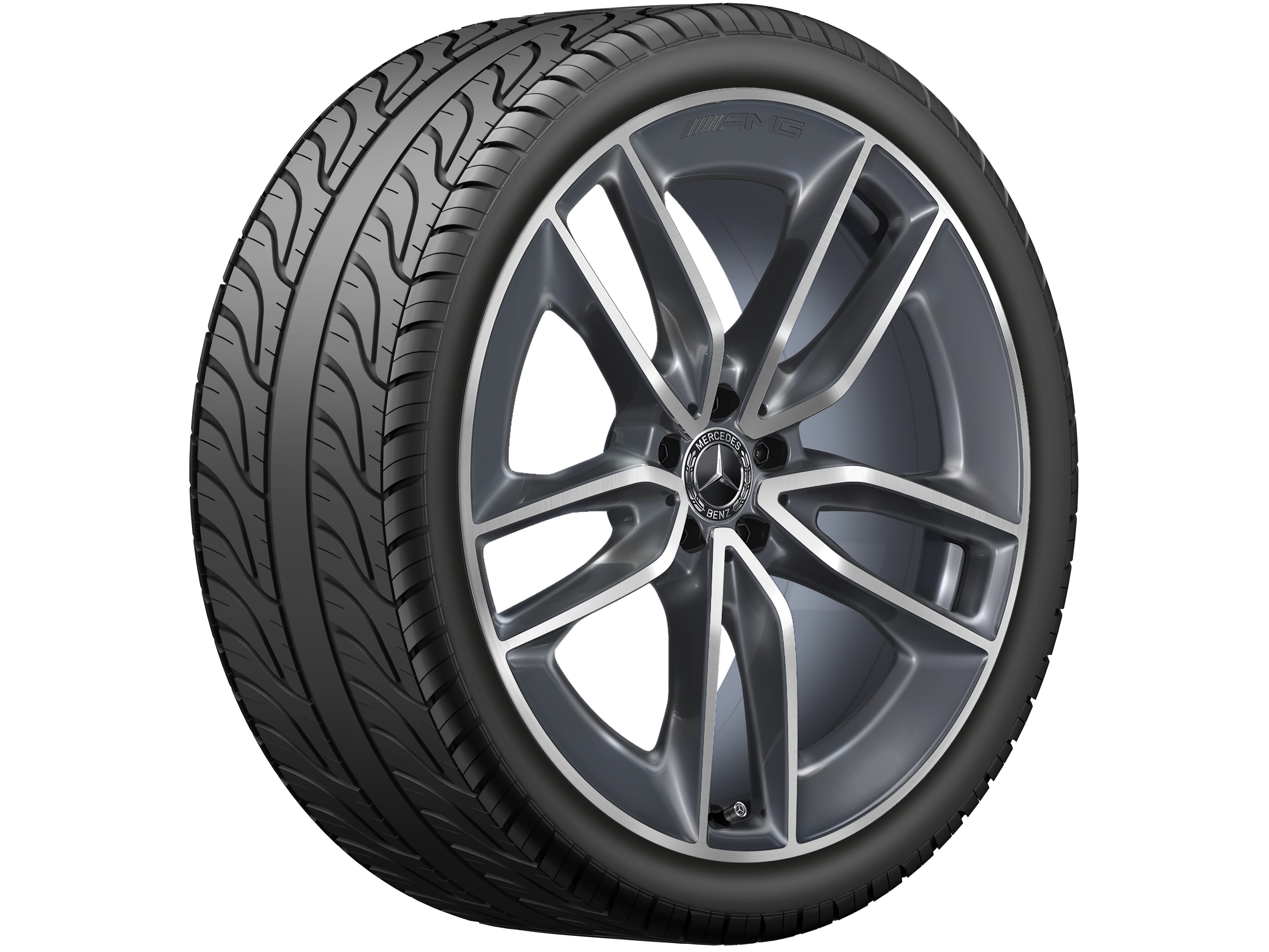 Janta aliaj Mercedes-AMG 5-twin-spoke 5x112 10 J x 22 ET 56,1 GLE V167, C167