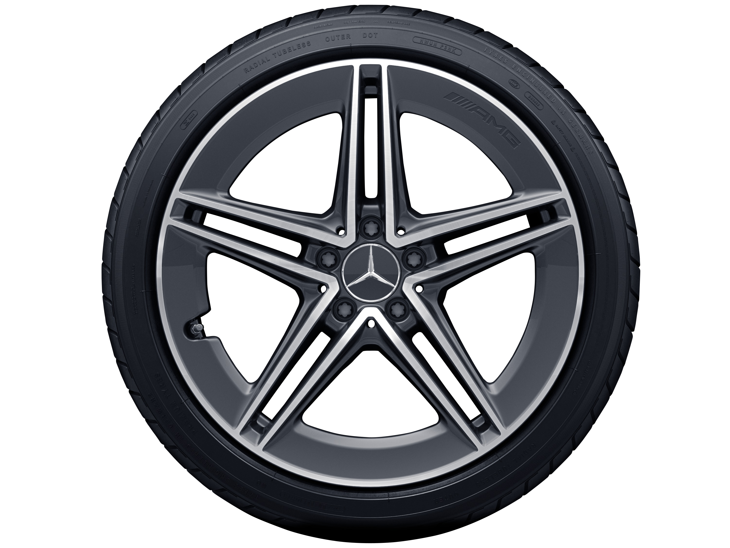 Janta aliaj Mercedes-AMG 5-twin-spoke 5x112 10,5 J x 19 ET 57 C-Class W205, A205, S205, C205