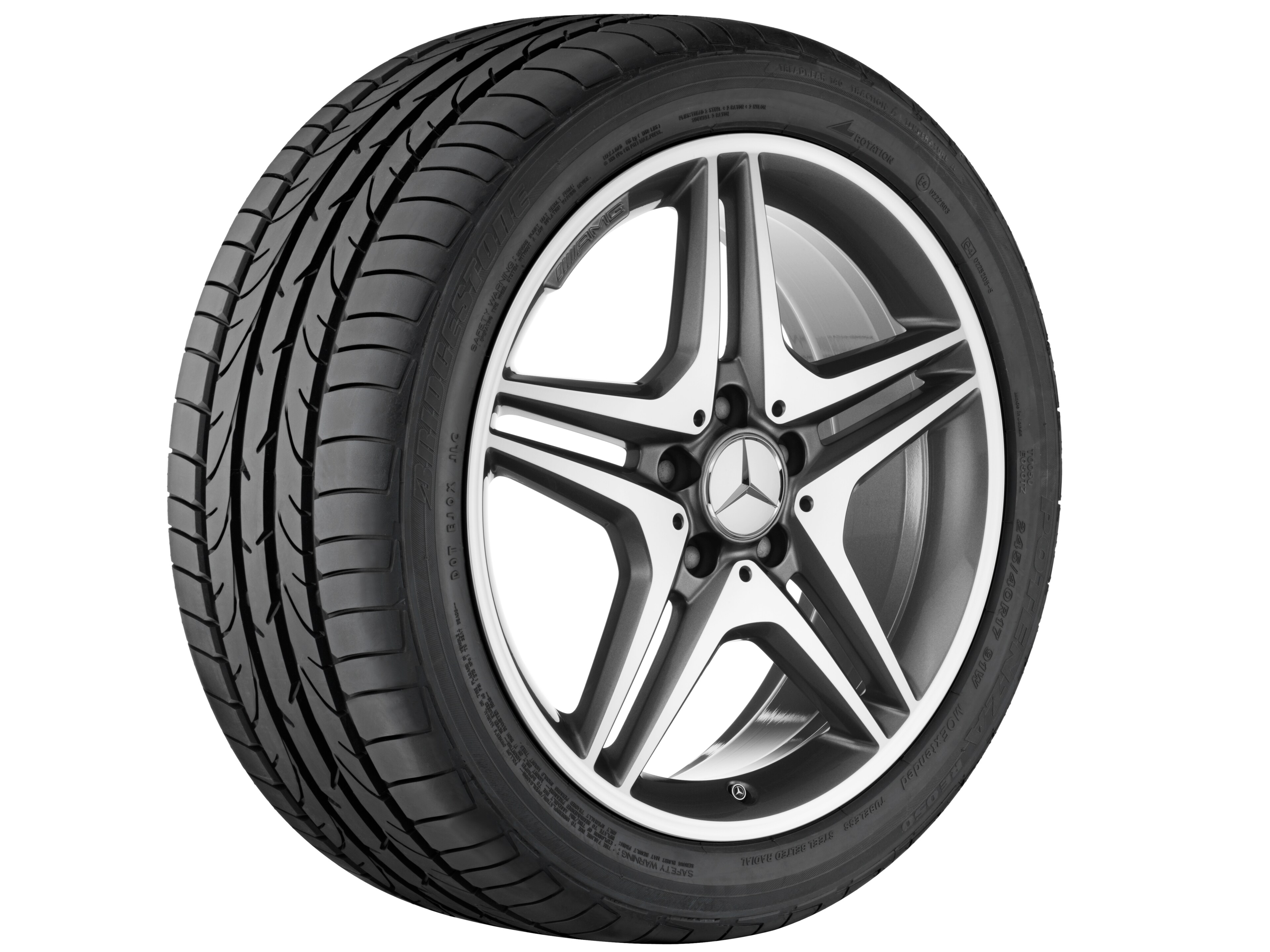 Janta aliaj Mercedes-AMG 5-twin-spoke 5x112 7,5 J x 18 ET 42,5 A-Class, B-Class, CLA W176, C117, W246