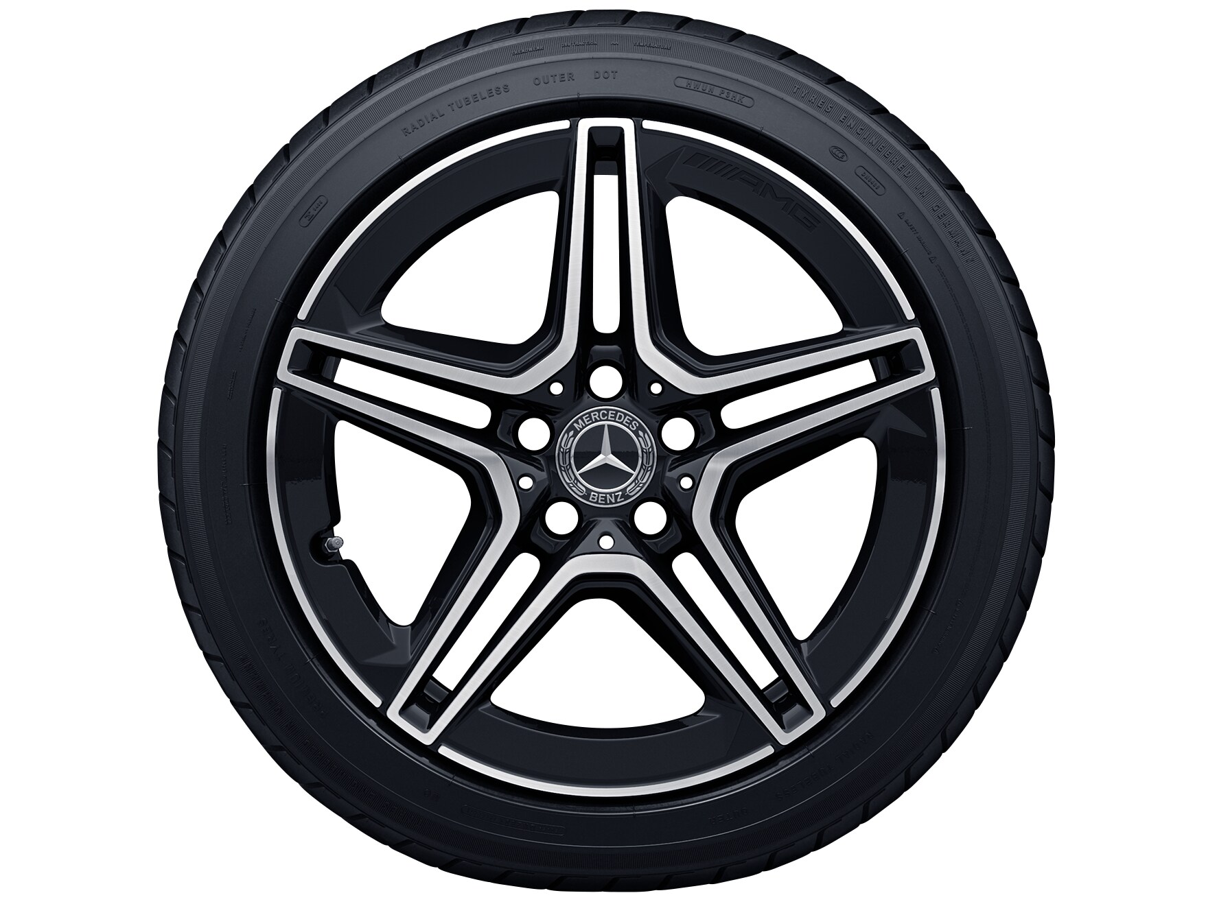 Janta aliaj Mercedes-AMG 5-twin-spoke 5x112 7,5 J x 18 ET 44 C-Class W205, A205, S205, C205