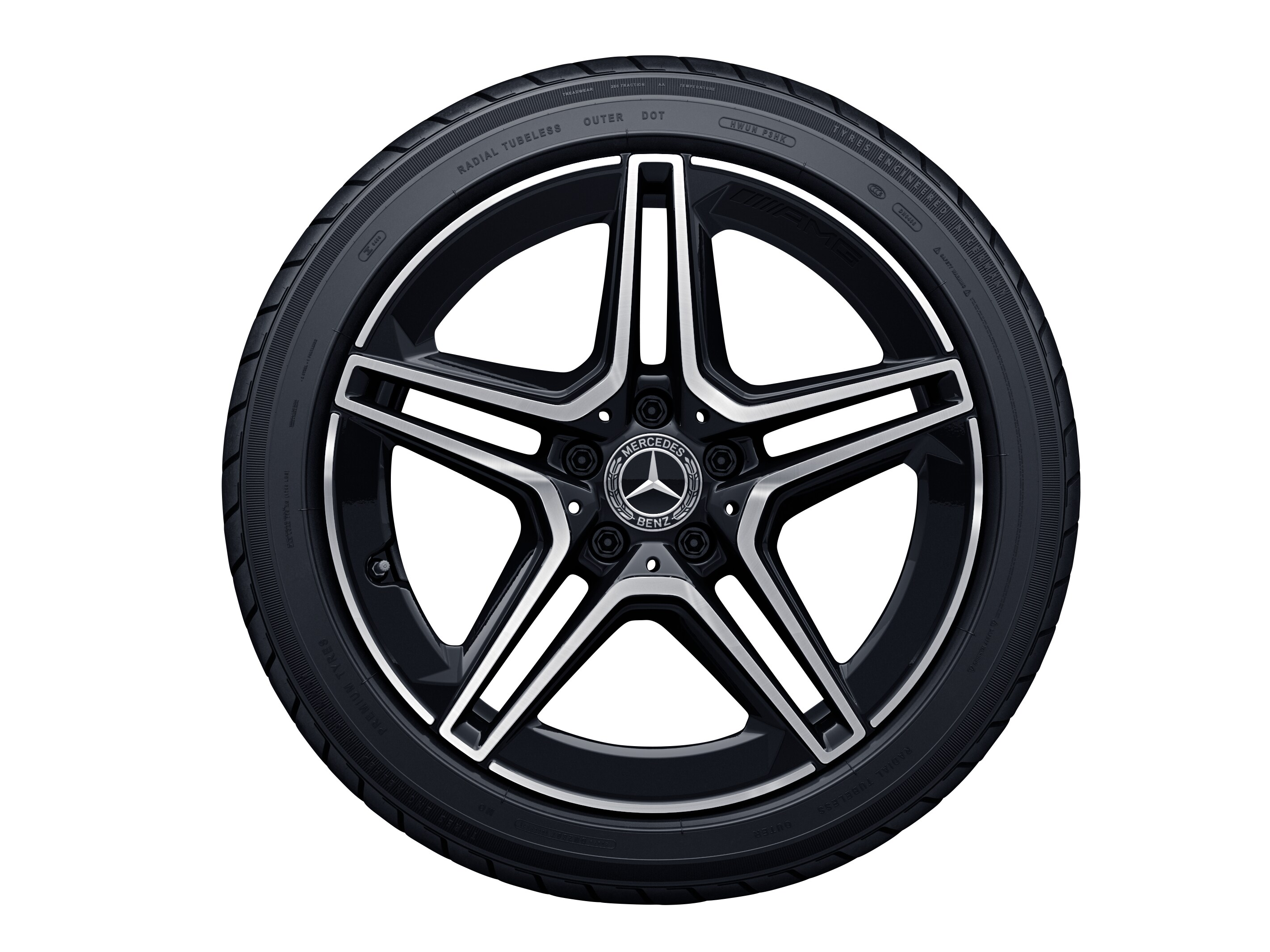 Janta aliaj Mercedes-AMG 5-twin-spoke 5x112 7,5 J x 18 ET 49 A-Class, B-Class, CLA W177, C118, H247