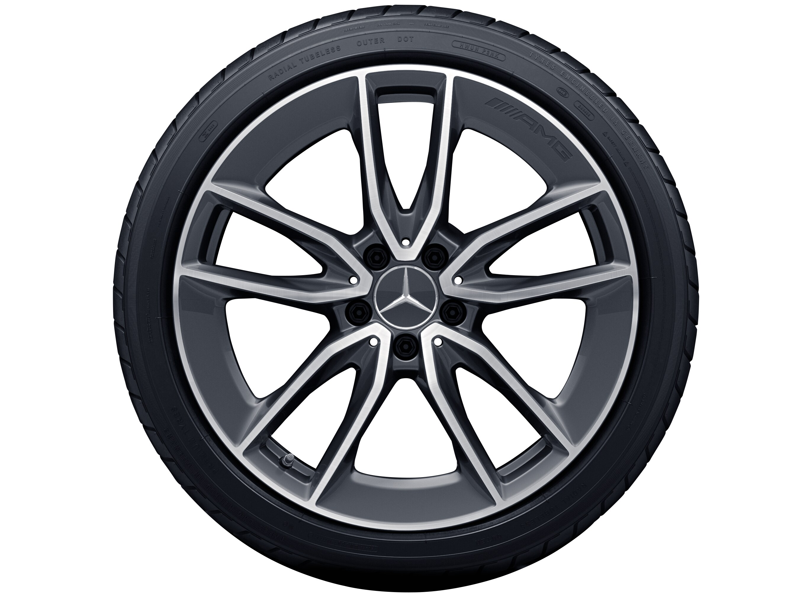 Janta aliaj Mercedes-AMG 5-twin-spoke 5x112 7,5 J x 19 ET 33 C-Class W205, A205, S205, C205