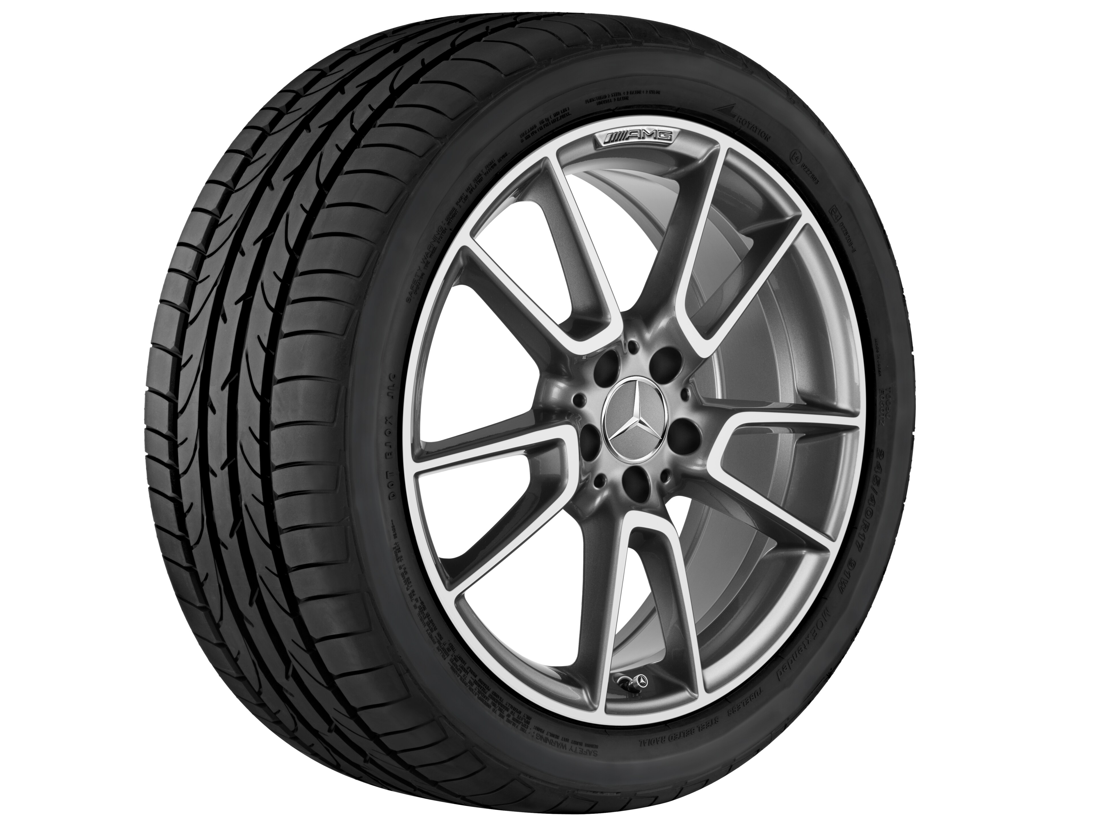 Janta aliaj Mercedes-AMG 5-twin-spoke 5x112 7,5 J x 19 ET 33 C-Class W205, A205, S205, C205